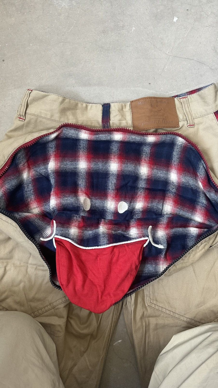 Vintage UP SMILE ZIPPED BACK SMILE PANT Size US 30 / EU 46 - 2 Thumbnail