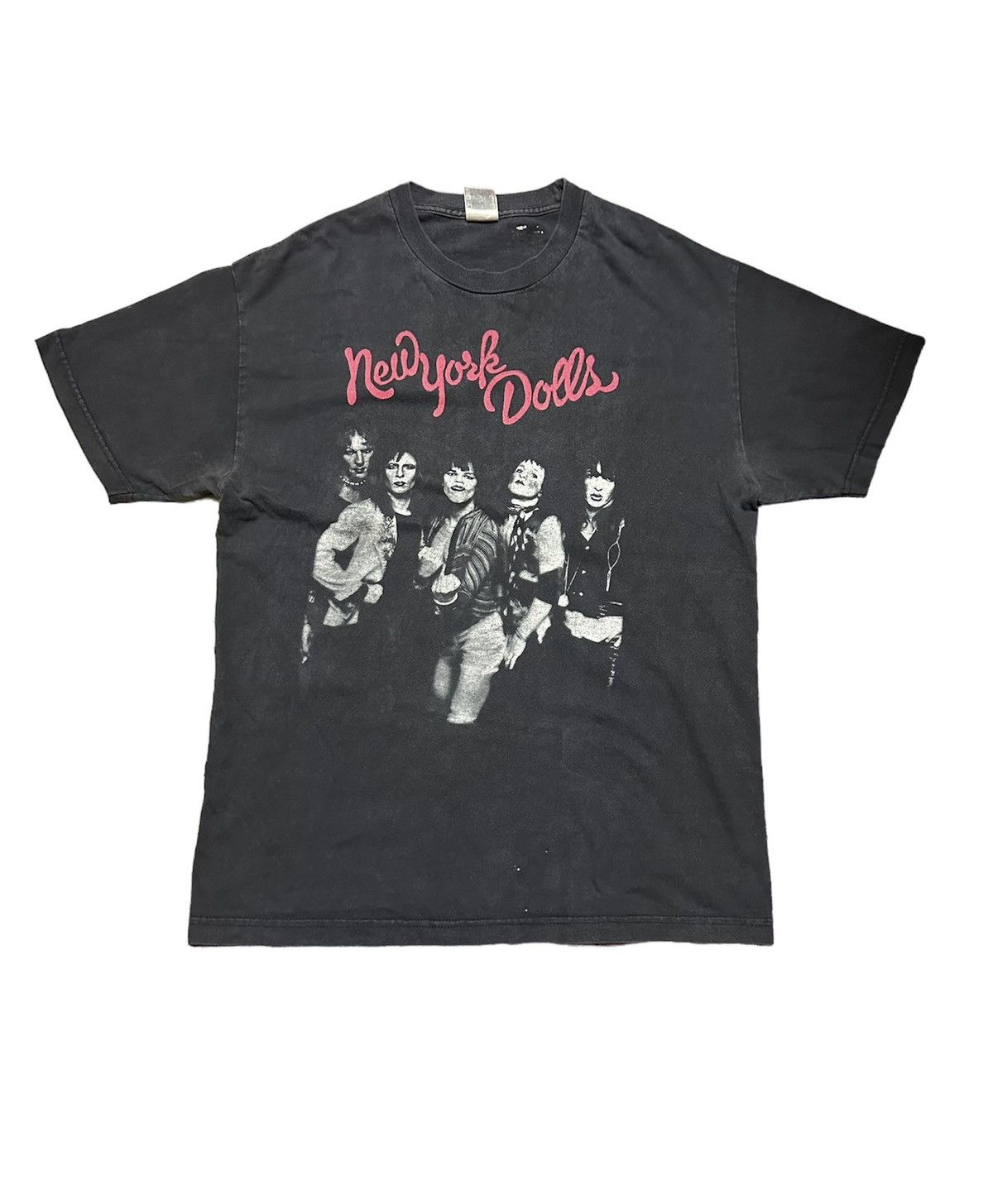 Vtg New York Dolls rock band tees