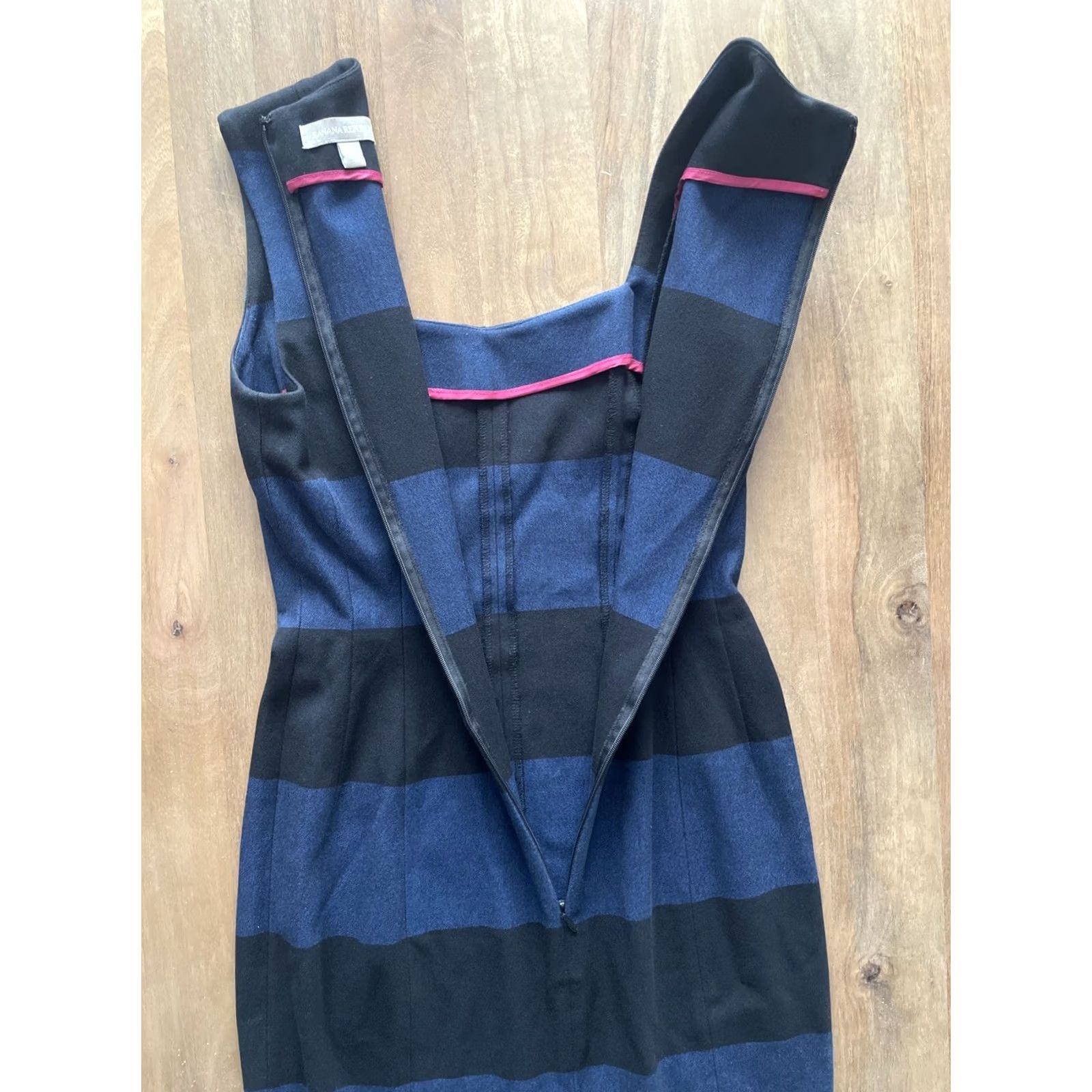Banana Republic Banana Republic Dress Women Size 2 Sloan Rugby Striped Sheath Sleeveless Stretch Size XS / US 0-2 / IT 36-38 - 4 Thumbnail