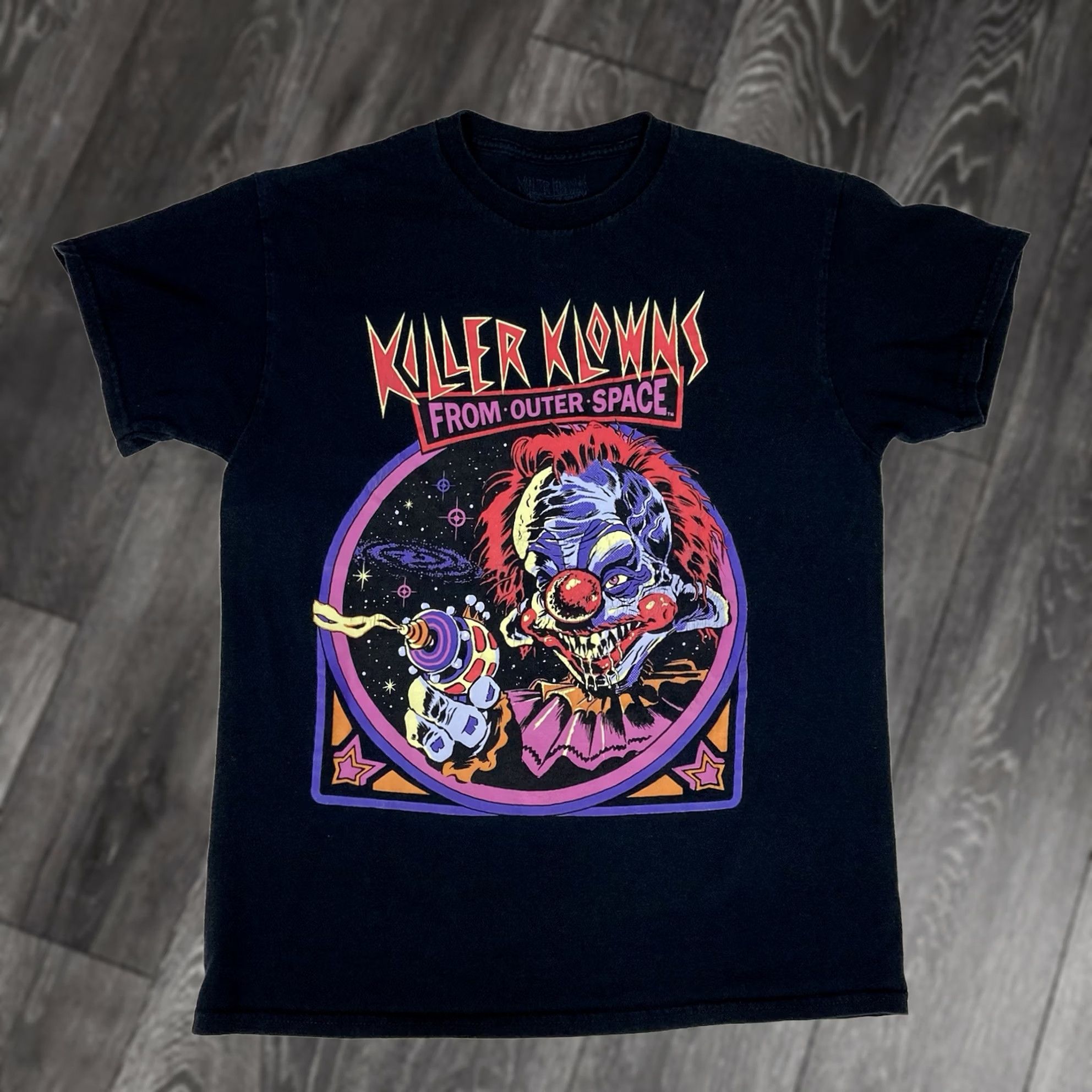 Vintage Killer Klowns From Outer Space Movie Graphic T-shirt Women Medium Black Size M / US 6-8 / IT 42-44 - 1 Thumbnail