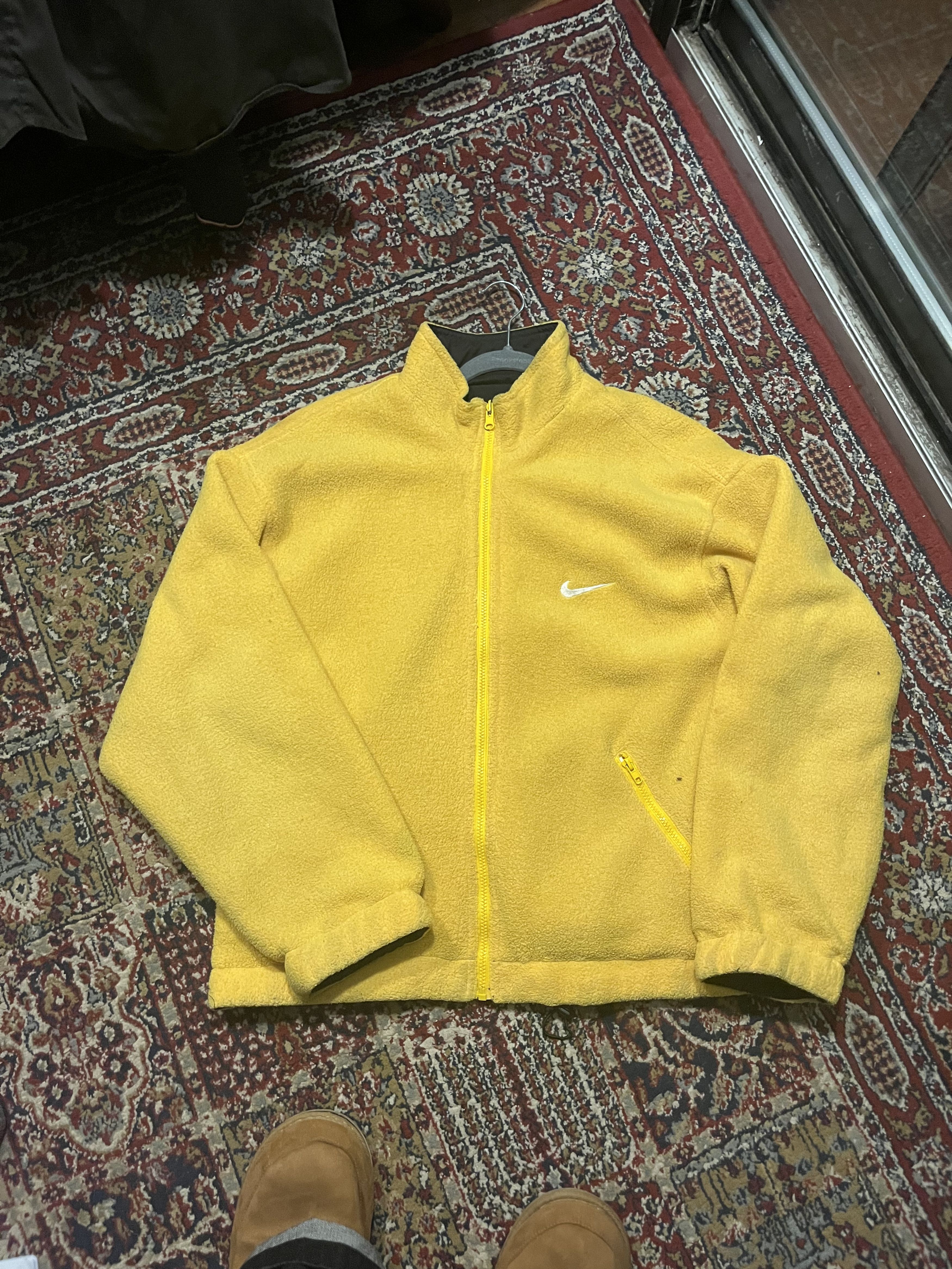 Nike Vintage Reversible Nike Fleece Jacket Size US L / EU 52-54 / 3 - 3 Thumbnail