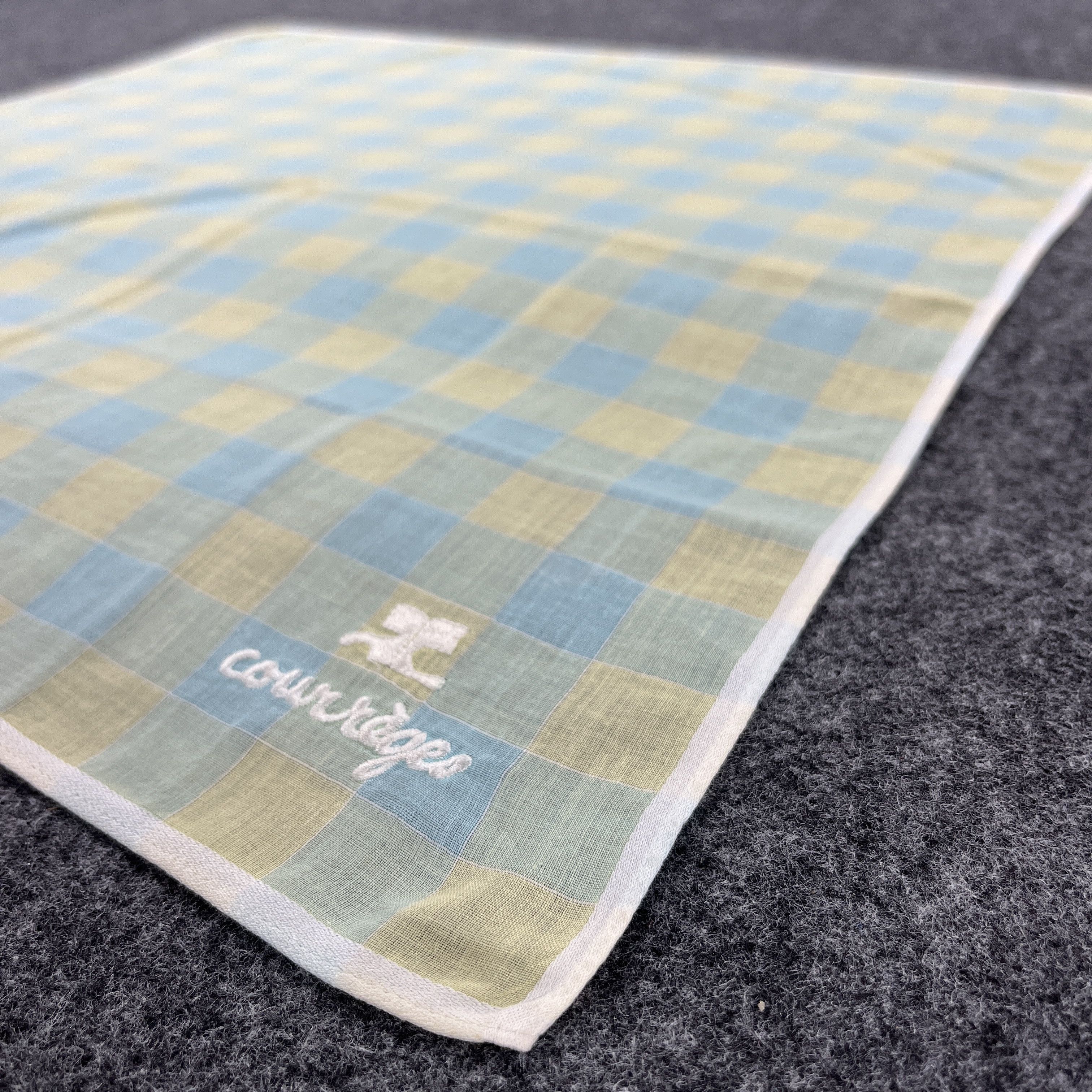 Vintage Courreges Handkerchief / Bandana / Neckerchief B309 Size ONE SIZE - 4 Thumbnail