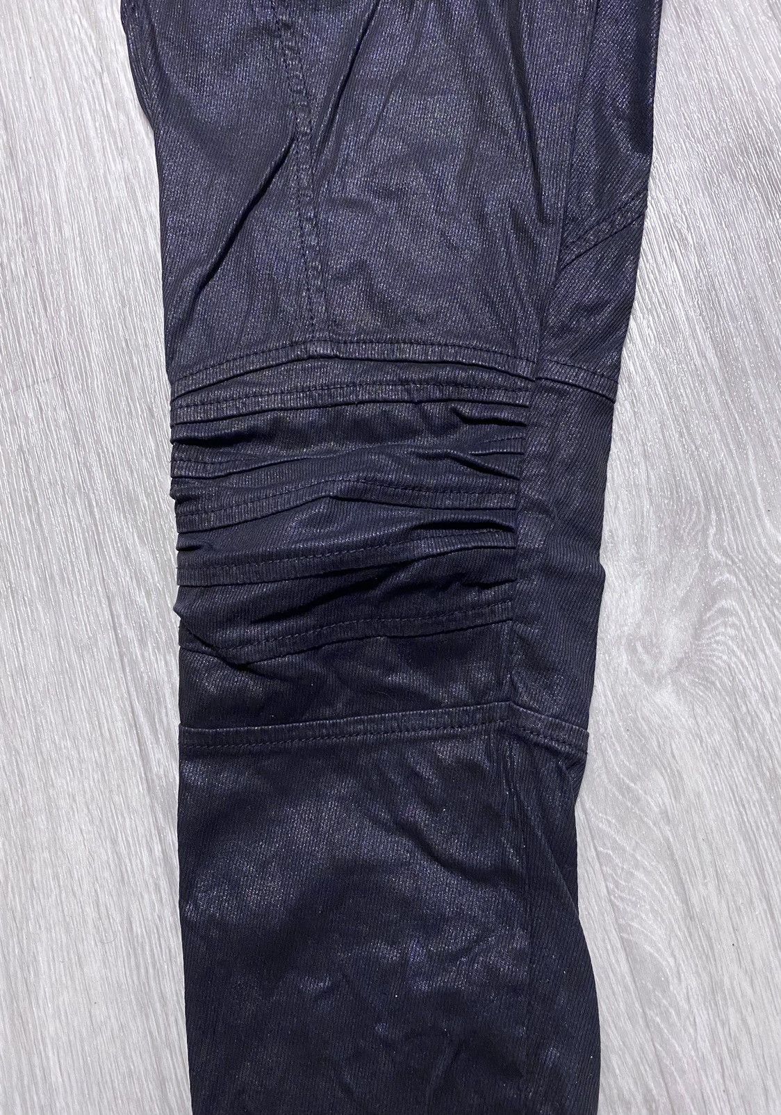 John Richmond Richmond Denim Graphite Multizip Biker Vintage Pants Trouser Size 28" / US 6 / IT 42 - 9 Thumbnail