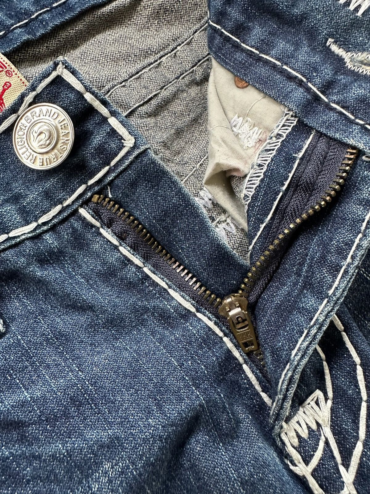 True Religion Vintage True Religion Joey Super T Denim Jeans Size US 31 - 7 Thumbnail