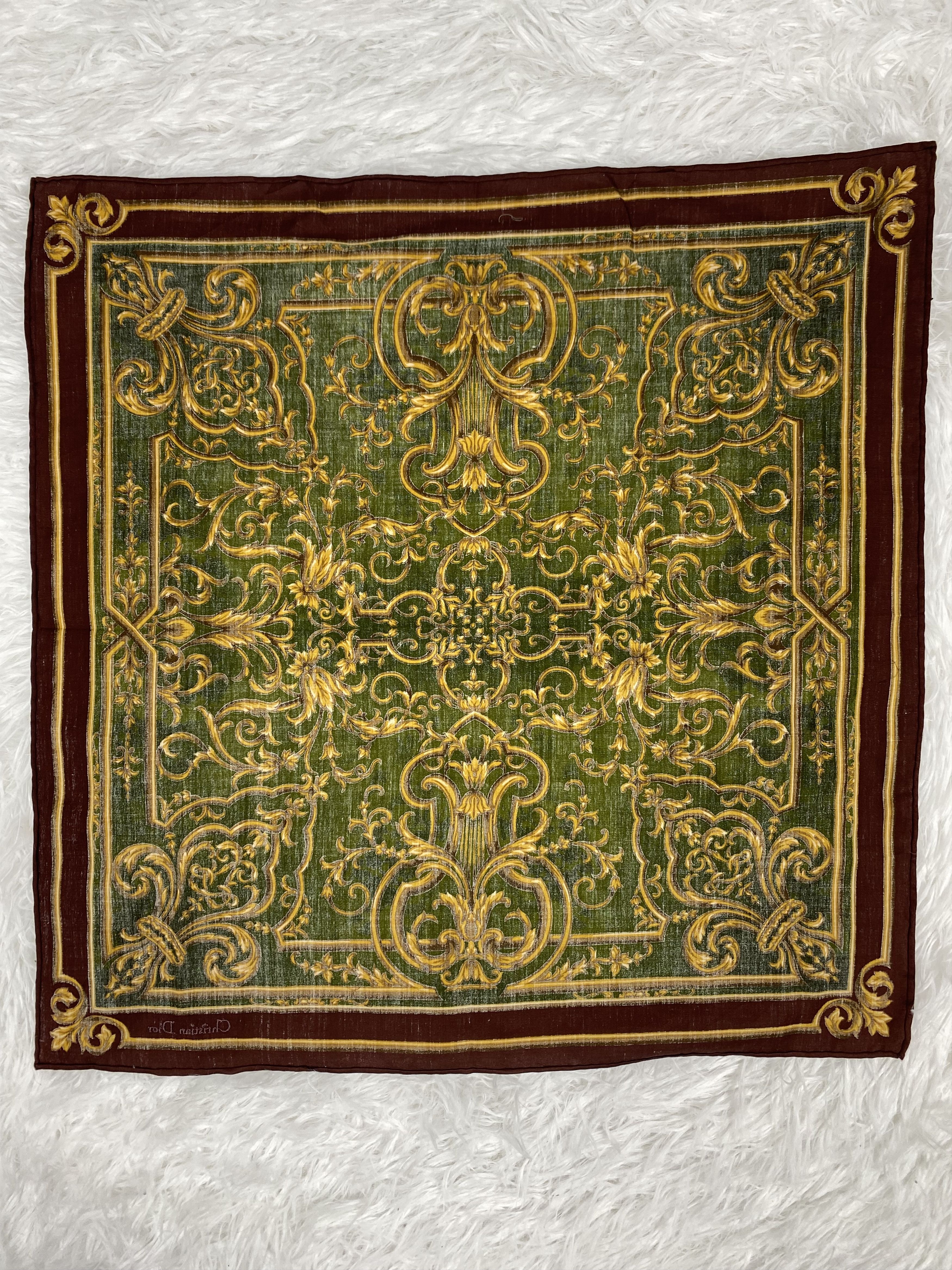 Christian Dior Monsieur × Vintage Vintage Christian Dior Handkerchief PH0020 Size ONE SIZE - 4 Thumbnail