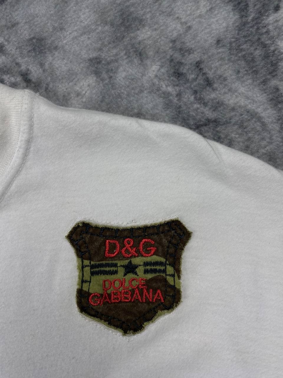 Dolce & Gabbana Vintage Dolce Gabbana Big Log T Shirt Men Size L White Size US L / EU 52-54 / 3 - 3 Thumbnail