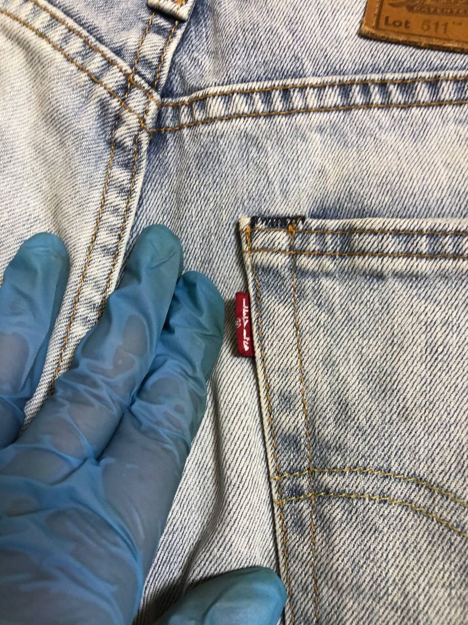 Levi's Levi's 511 Denim Jean Shorts Loose Rugged Work Wear Blue Size US 30 / EU 46 - 16 Thumbnail