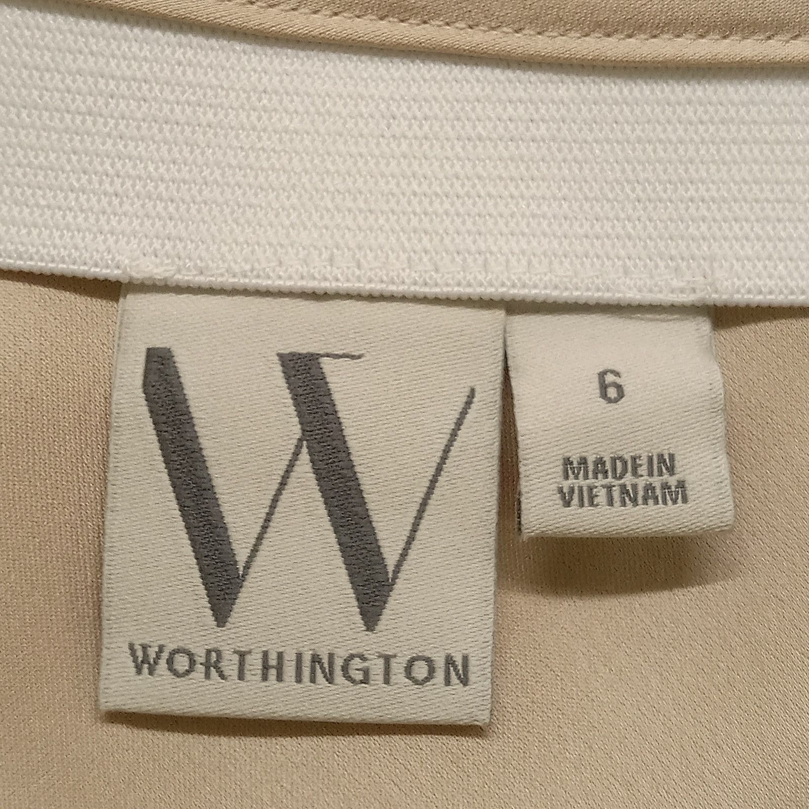 Worthington Worthington Skirt 6 Women's 30 X 34 Silky Elastic Waist Size 28" / US 6 / IT 42 - 6 Thumbnail