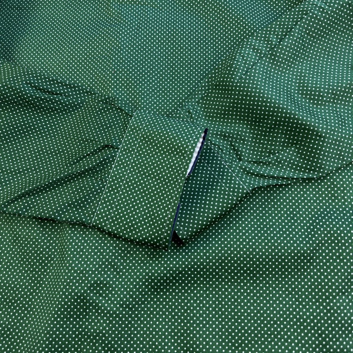 Tom Ford Tom Ford Polka Dot Cotton Shirt Luxury Designer Green Button Size US M / EU 48-50 / 2 - 7 Thumbnail