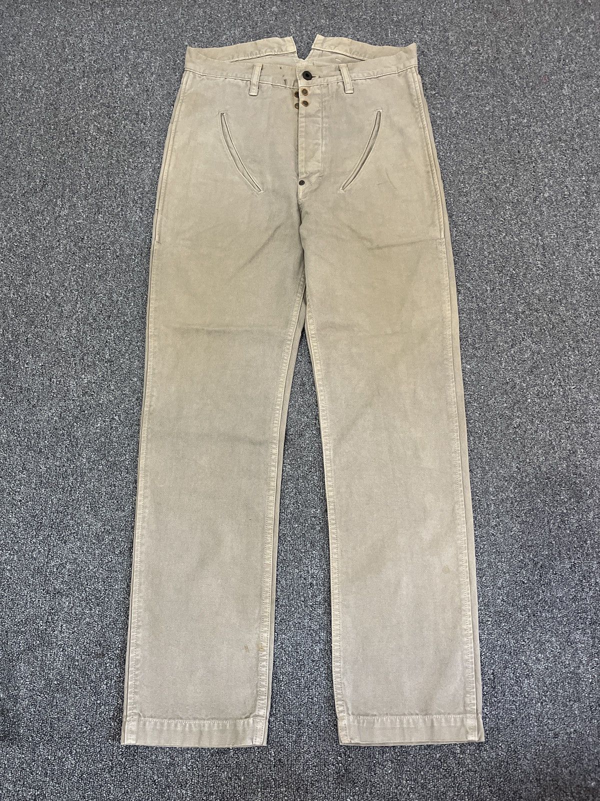 Kapital 90s KAPITAL Fishtail Buckle Back Western Pocket Pants Size US 32 / EU 48 - 1 Thumbnail