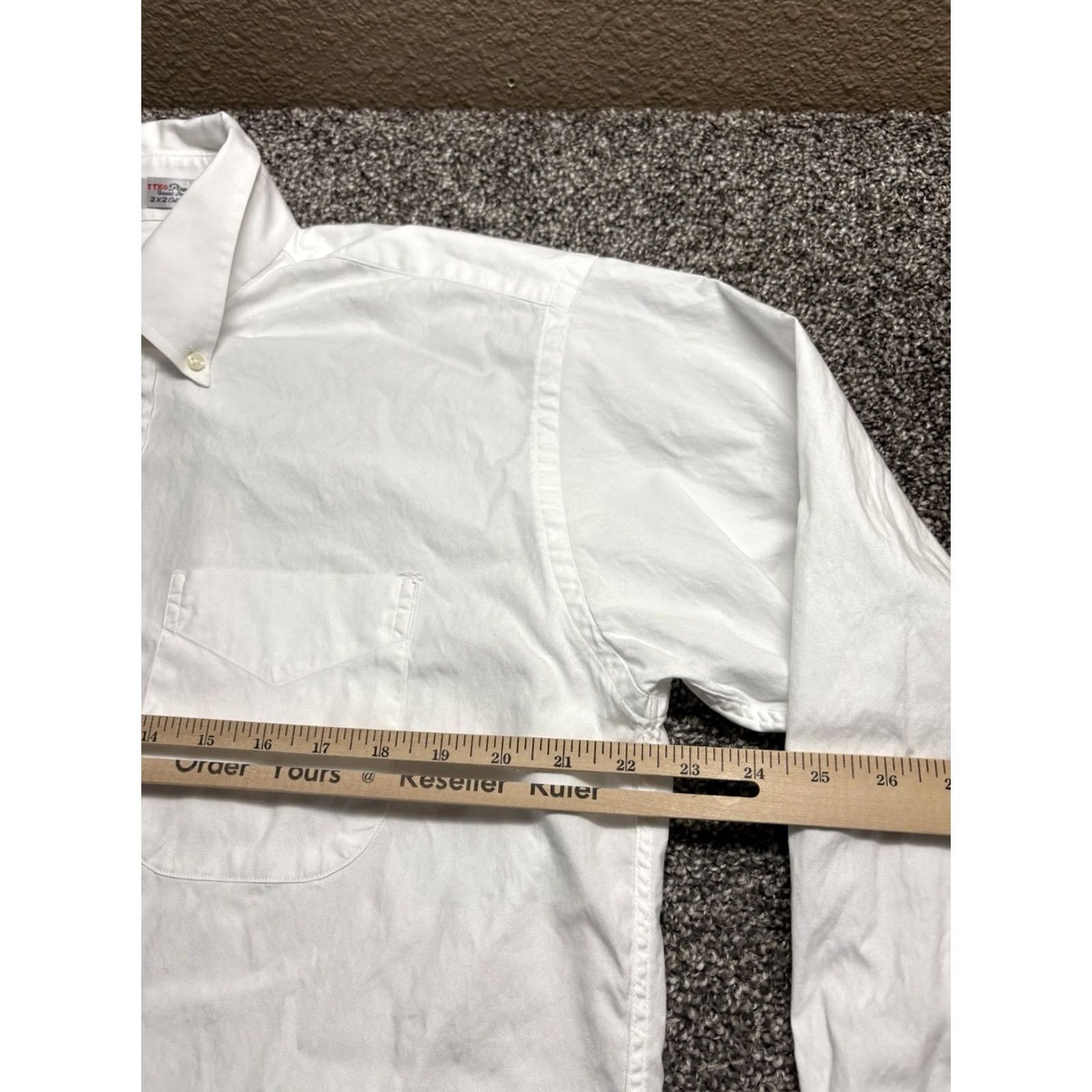Vintage Gitman Bros Pinpoint Oxford Shirt Mens Large 16.5 32 White Stretch Shirt Size US XL / EU 56 / 4 - 7 Thumbnail