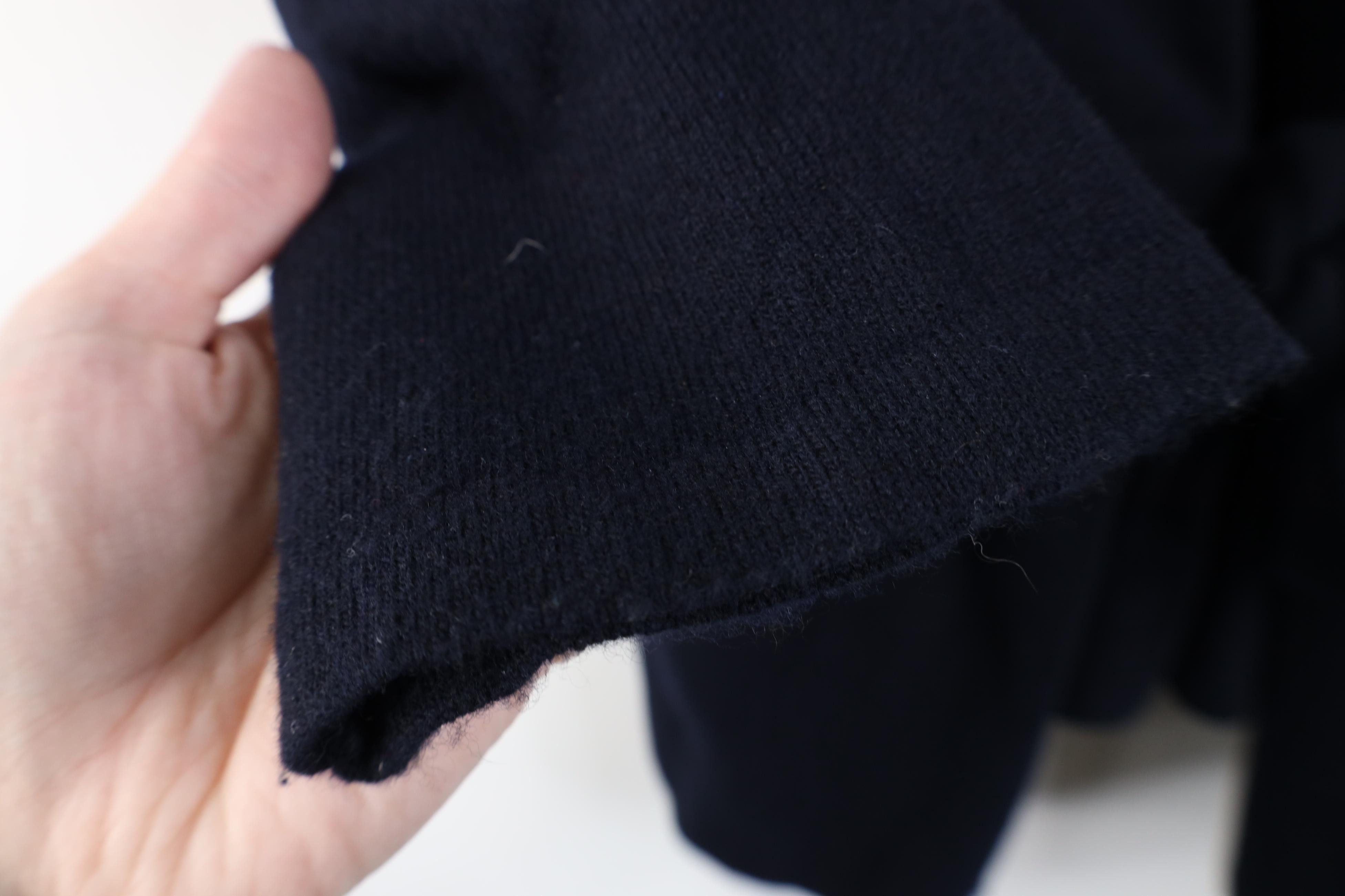 J.Crew Vintage Y2K J Crew Wool Cashmere Tie Front Knit Sweater Size L / US 10 / IT 46 - 6 Thumbnail
