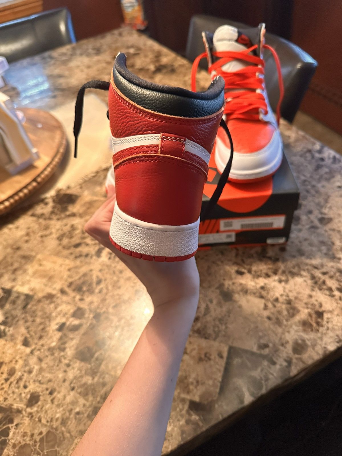 Nike Youth (GS) Nike Air Jordan 1 Heritage Size US 6.5 / EU 39-40 - 8 Thumbnail
