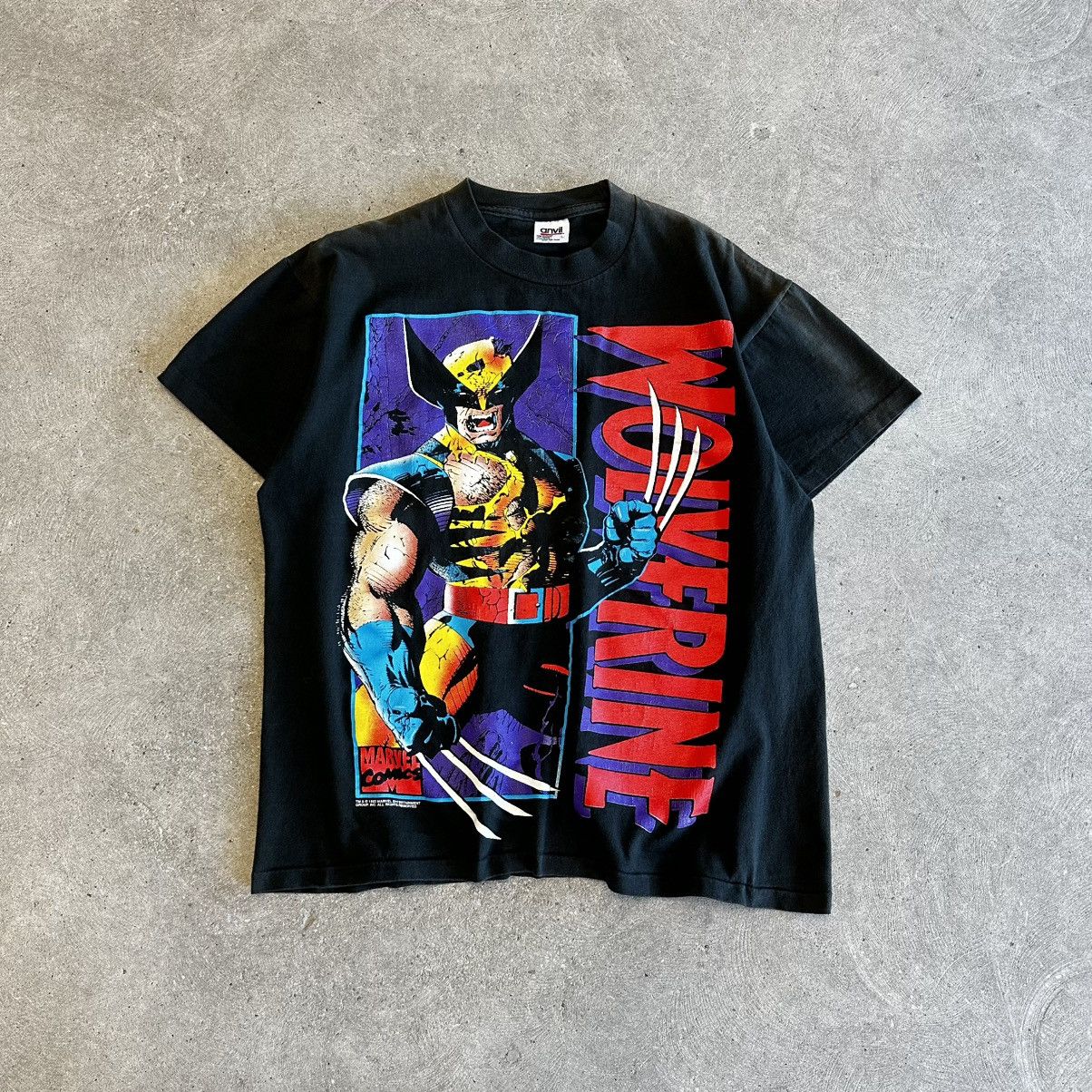 Vintage 1993 Wolverine Marvel Comics t shirt