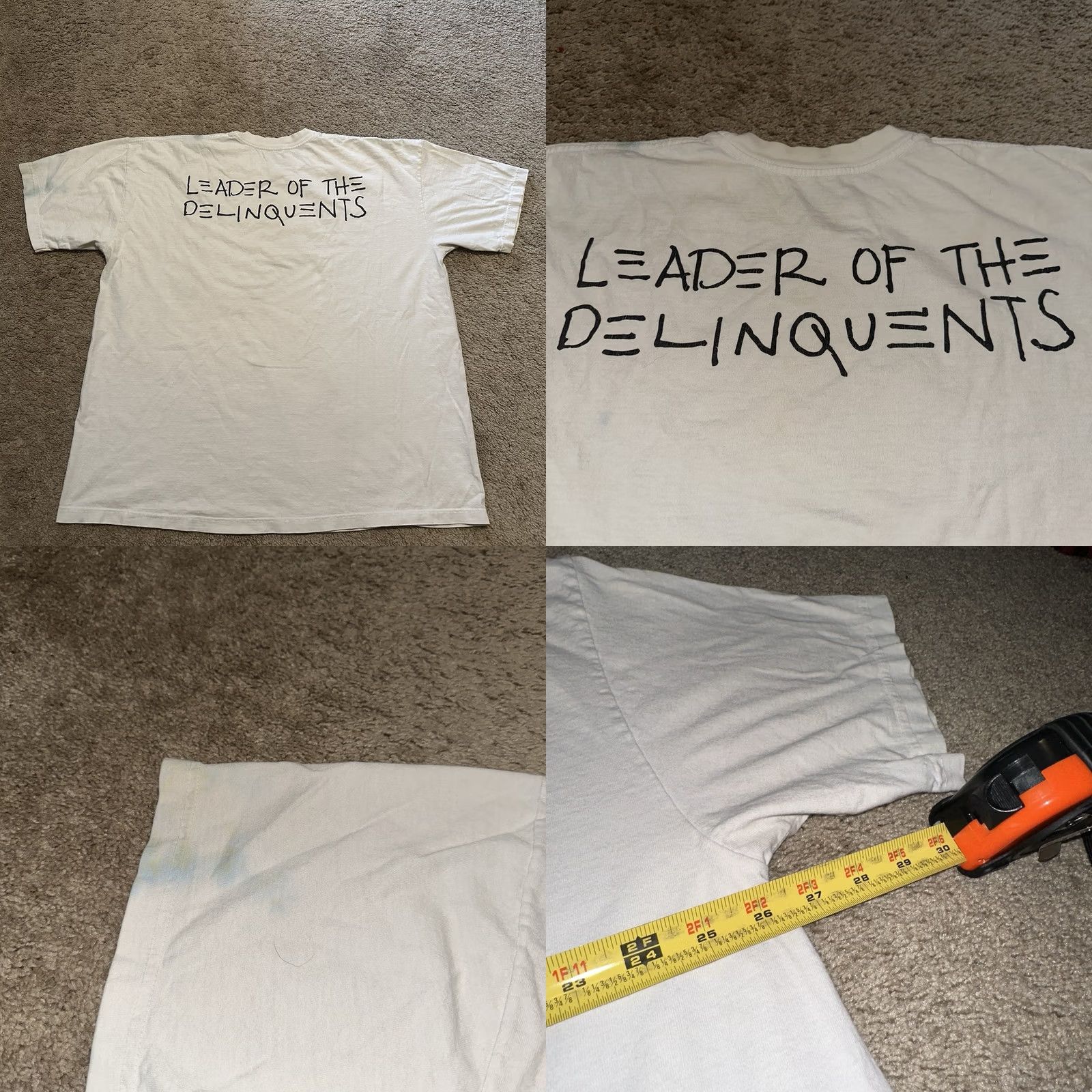 Vintage Kid Cudi/ Virgil Abloh Pulling Strings Shirt Mens 2XL Leader Of The Delinquents Shirt Size US XXL / EU 58 / 5 - 8 Thumbnail