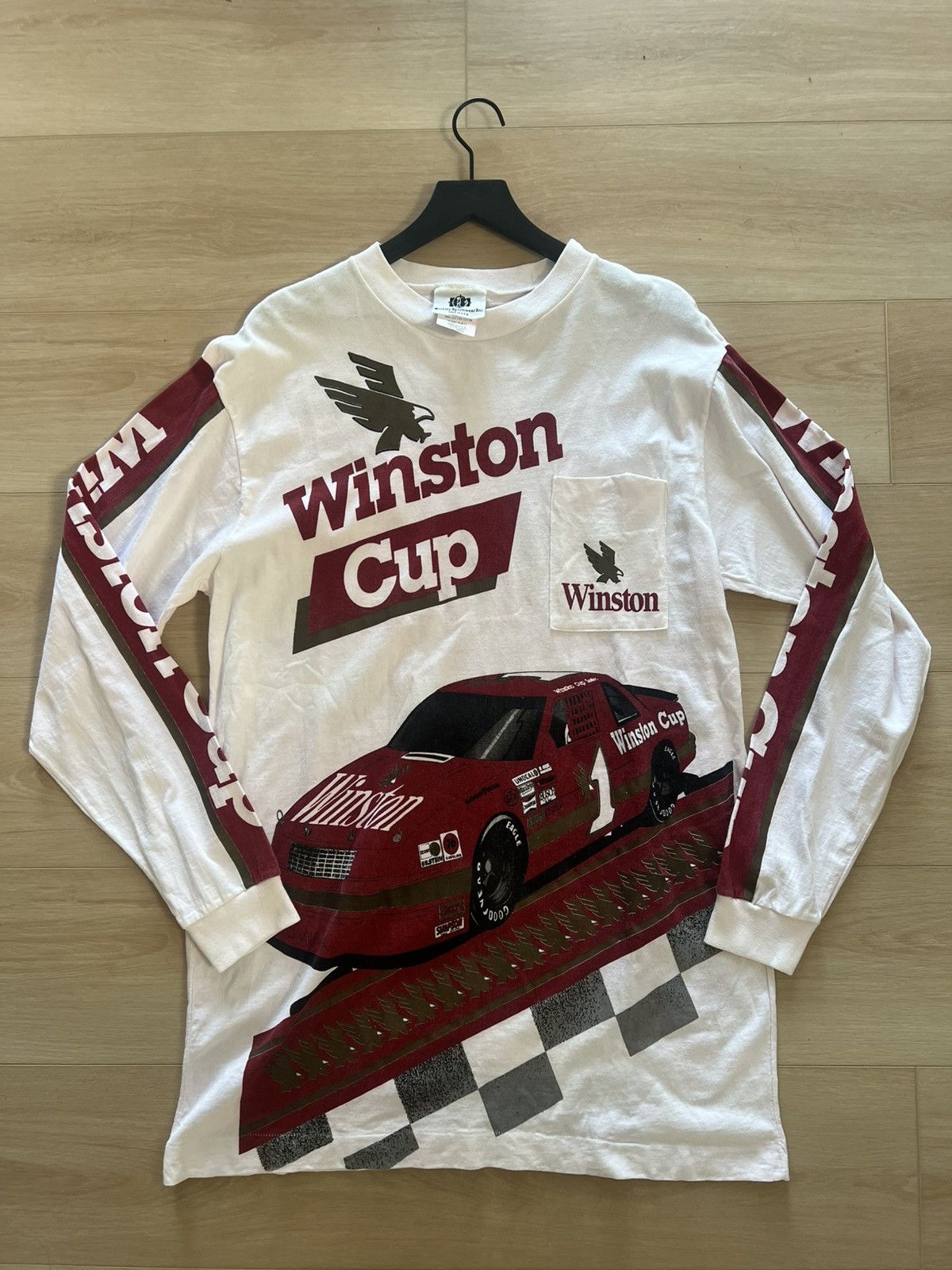 Vintage 1992 nascar winston longsleeve shirt size xl