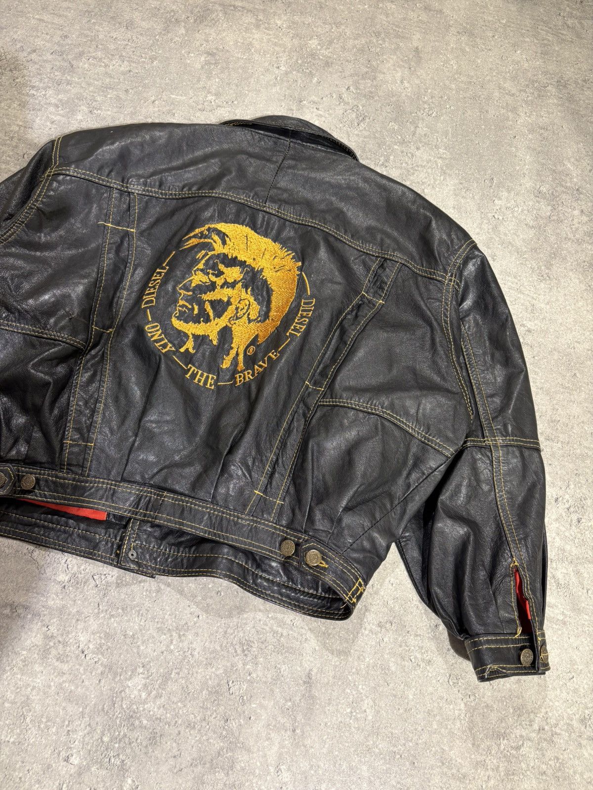 Avant Garde × Diesel × Vintage 90s Vintage Diesel Leather
