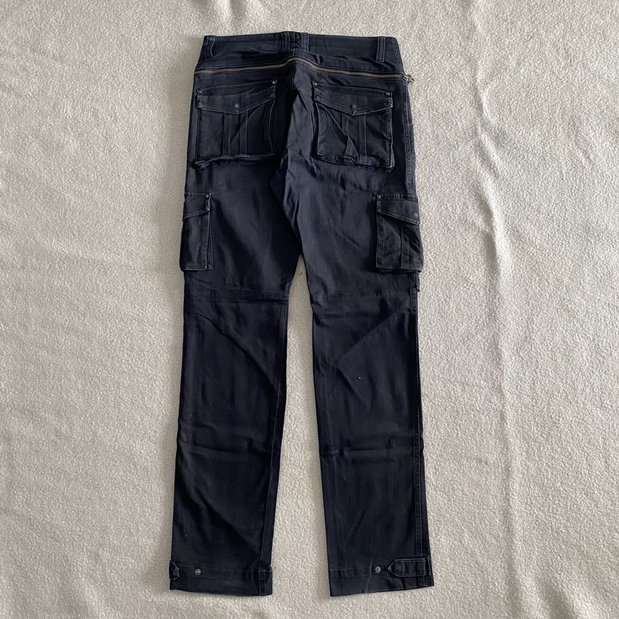 If Six Was Nine × Japanese Brand Boycott Black Cargo Stretchable Pants w30 Size US 30 / EU 46 - 5 Thumbnail