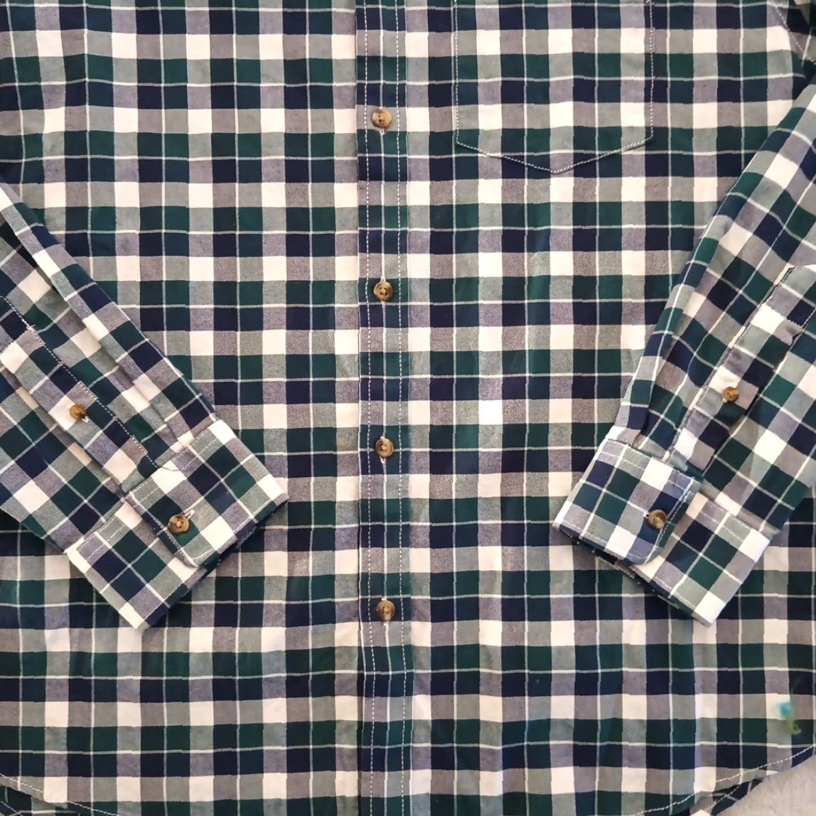 Old Navy Old Navy Shirt Mens XL Green Long Sleeve Button Down Cotton Blend Size US XL / EU 56 / 4 - 3 Thumbnail