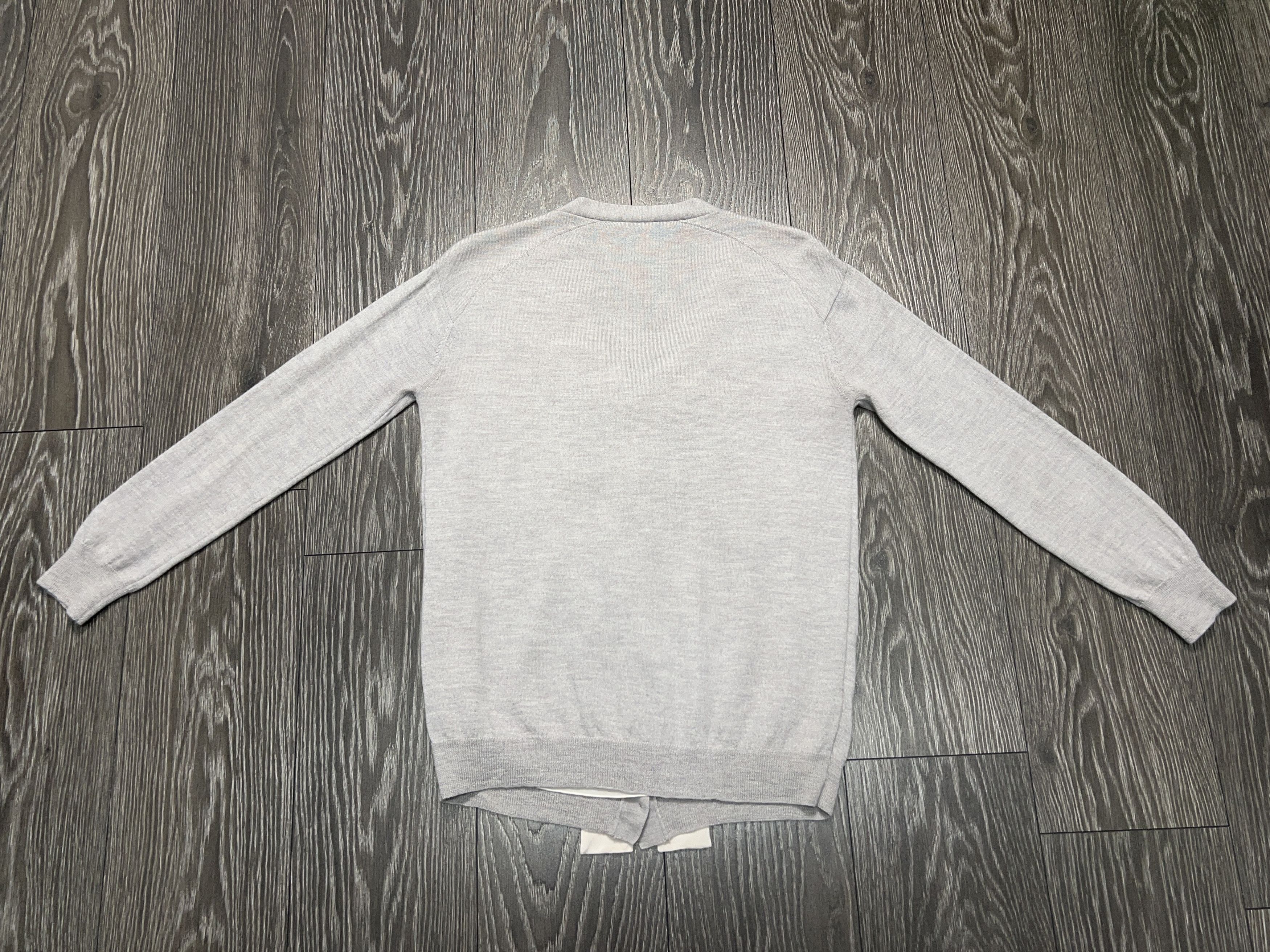 Miu Miu Gray Button Cardigan Bow Style Pullover Sweater Size M/L Size M / US 6-8 / IT 42-44 - 15 Thumbnail