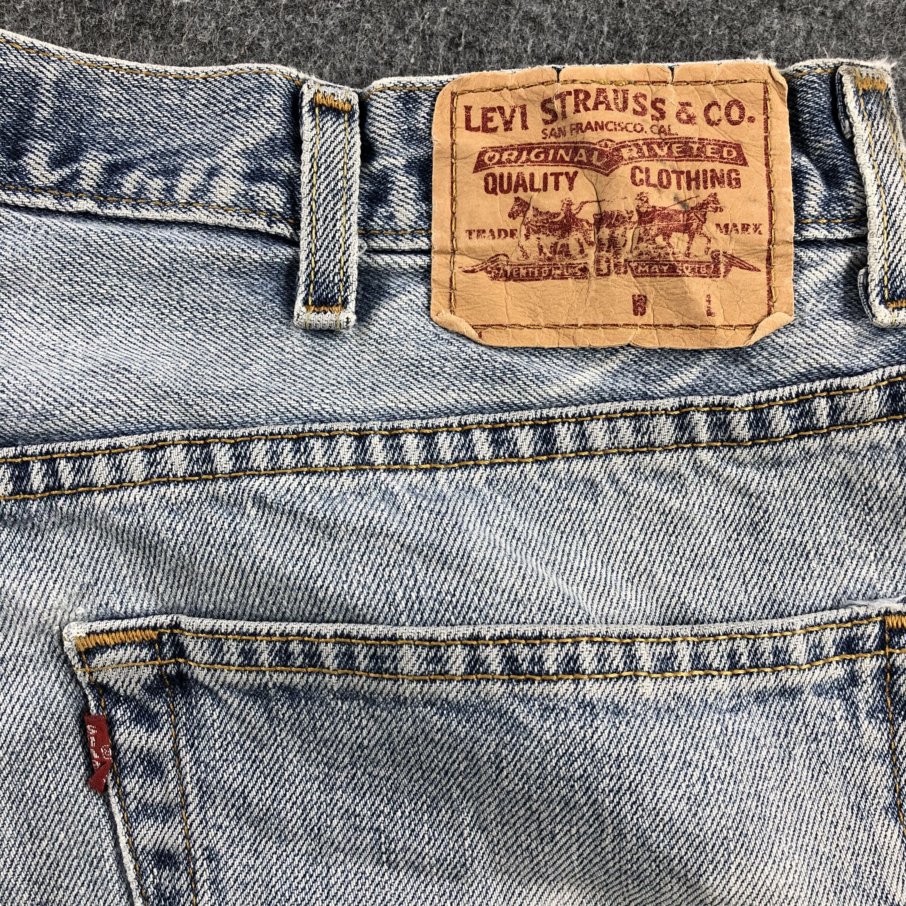 Levi's Vintage Light Washed Levis 550 Jeans-J946 Size US 38 / EU 54 - 5 Thumbnail