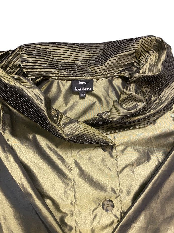 Designer Dennis Basso Green/Yellow Jacket Size 3XL / US 20-22 - 3 Thumbnail