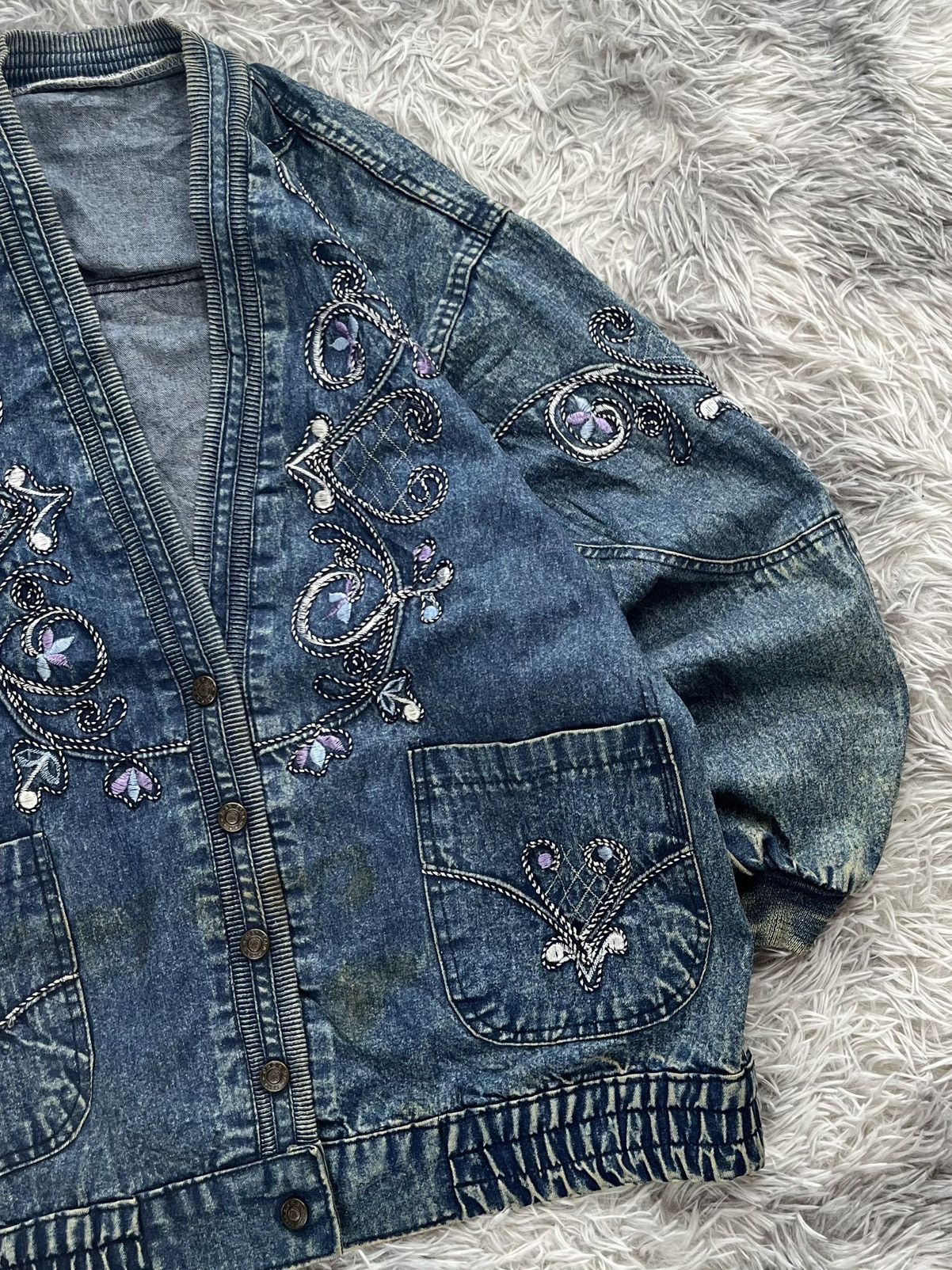 Vintage Vintage Bora Jeans jacket Size US S / EU 44-46 / 1 - 5 Thumbnail