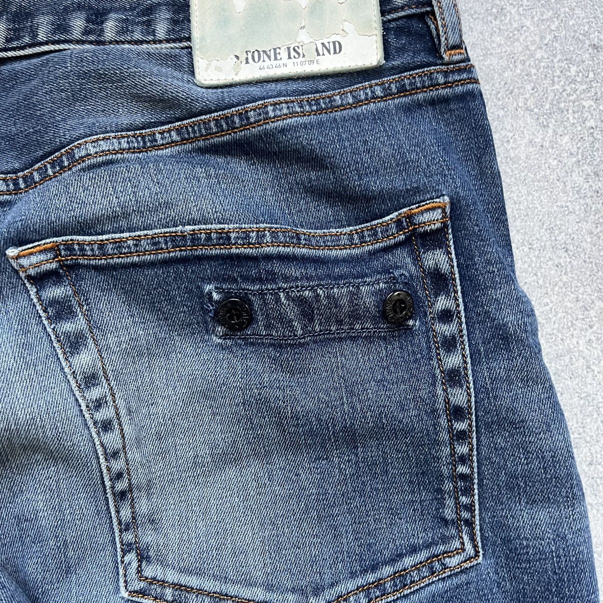 Stone Island STONE ISLAND Jeans Wash Blue Denim Vintage Y2k Affliction Size US 36 / EU 52 - 5 Thumbnail