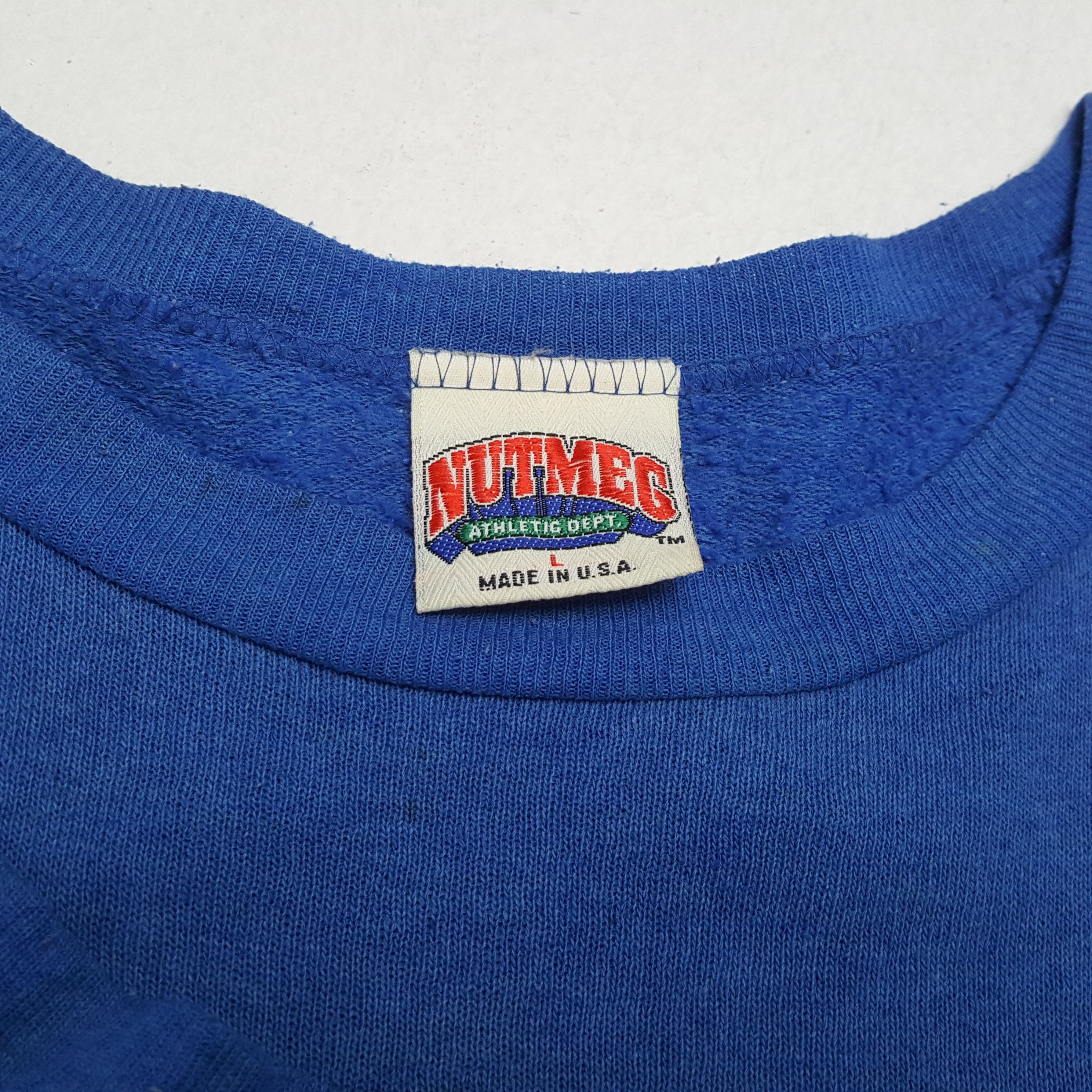 NBA × Nutmeg × Vintage DETROIT PISTONS Basketball Team Vintage Sweatshirt Size US L / EU 52-54 / 3 - 9 Thumbnail
