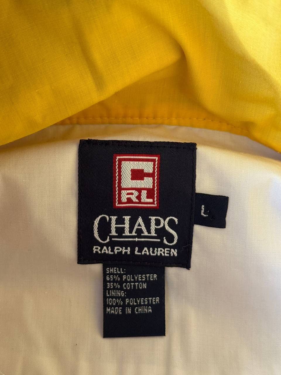 Chaps Ralph Lauren × Ralph Lauren × Vintage Vintage Chaps Ralph Lauren anorak jacket in white Size L Size US L / EU 52-54 / 3 - 5 Thumbnail