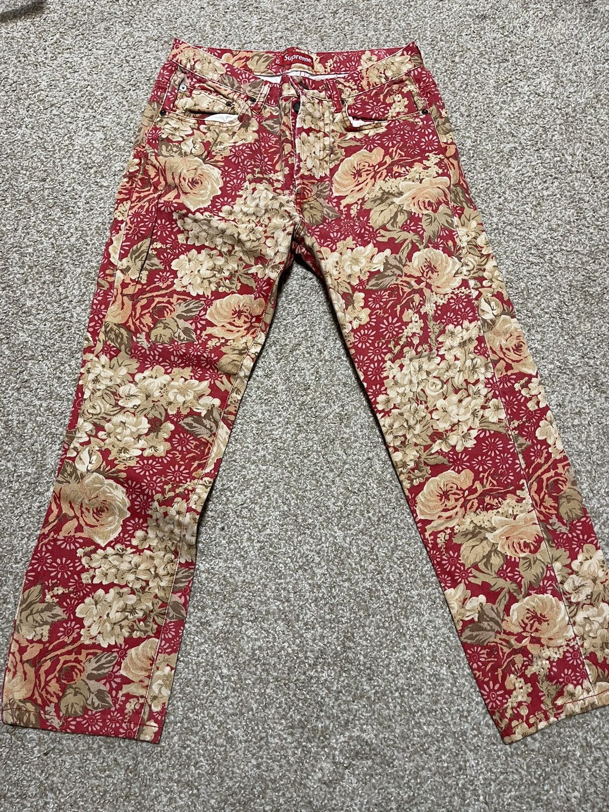 Supreme Supreme Floral Regular Jean | Grailed