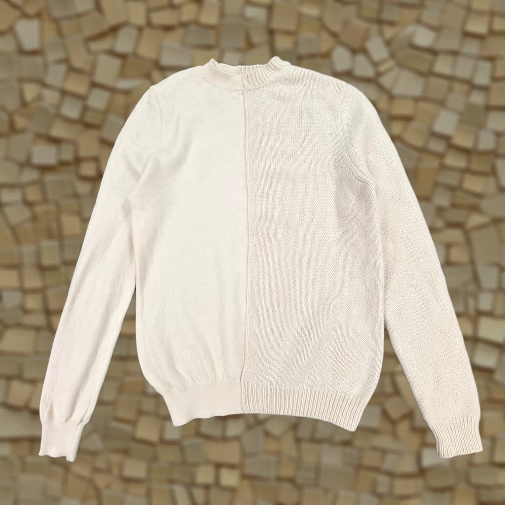 Stella McCartney Stella McCartney Jumper Wool Cashmere Ivory 36 XS Crew Neck Long Sleeve Raglan Logo Ruffle Knit Pullover Womens Size XS / US 0-2 / IT 36-38 - 1 Thumbnail