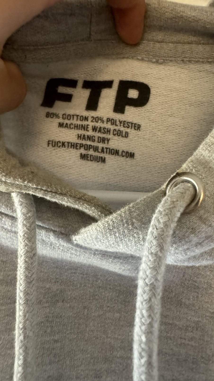 Fuck The Population FTP College Hoodie Size US M / EU 48-50 / 2 - 4 Thumbnail