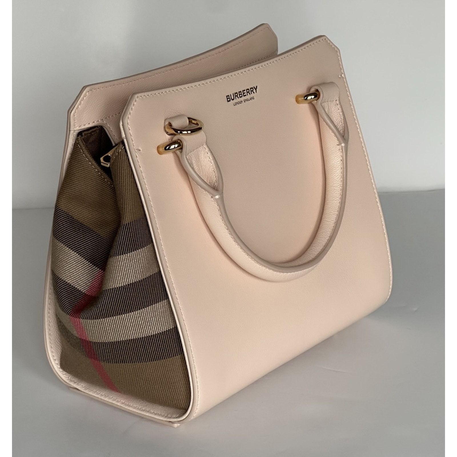 Burberry Burberry Banvell Mini Leather Cross Body Bag Cameo 8084487 Size ONE SIZE - 2 Thumbnail