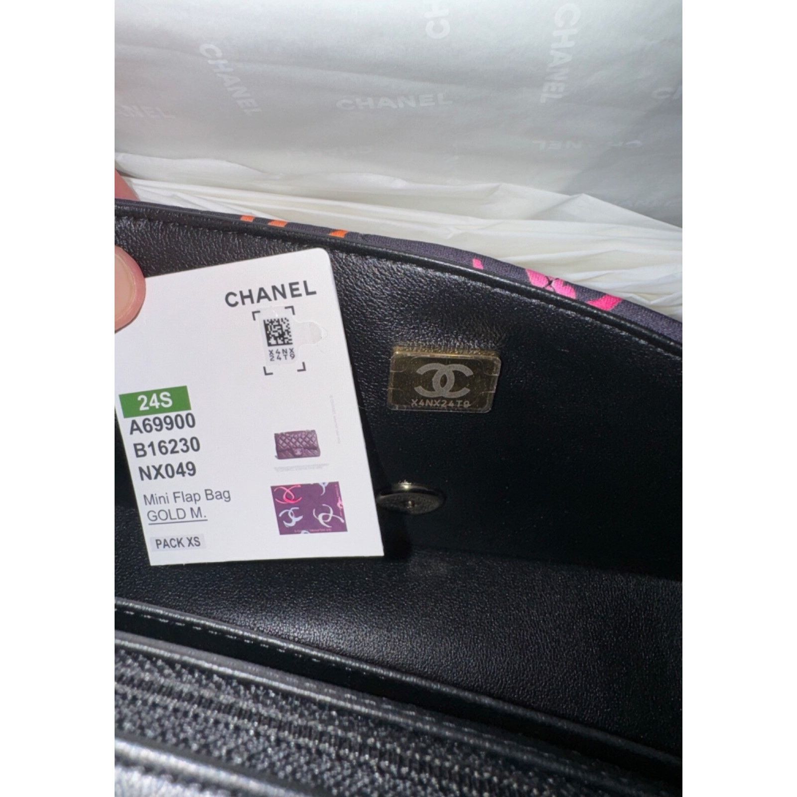 Chanel Chanel Logo Mini Flap Rectangle CC Shoulder Crossbody Bag Size ONE SIZE - 24 Thumbnail
