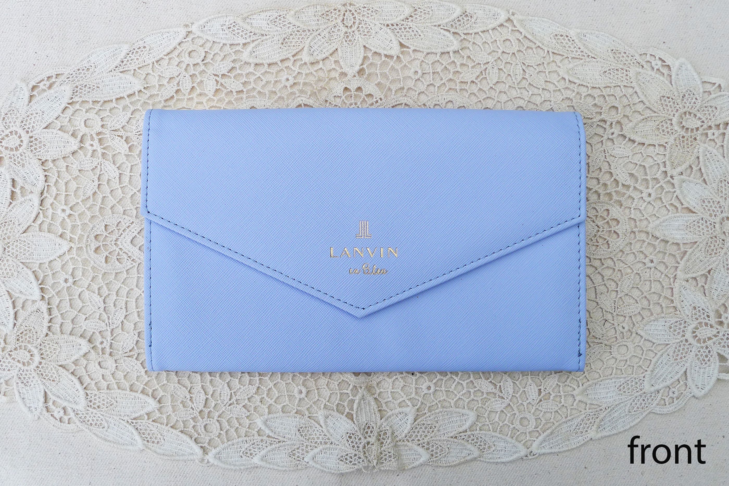 Lanvin Vintage Deadstock LANVIN en Bleu Envelope clutch, PU leather Size ONE SIZE - 2 Thumbnail