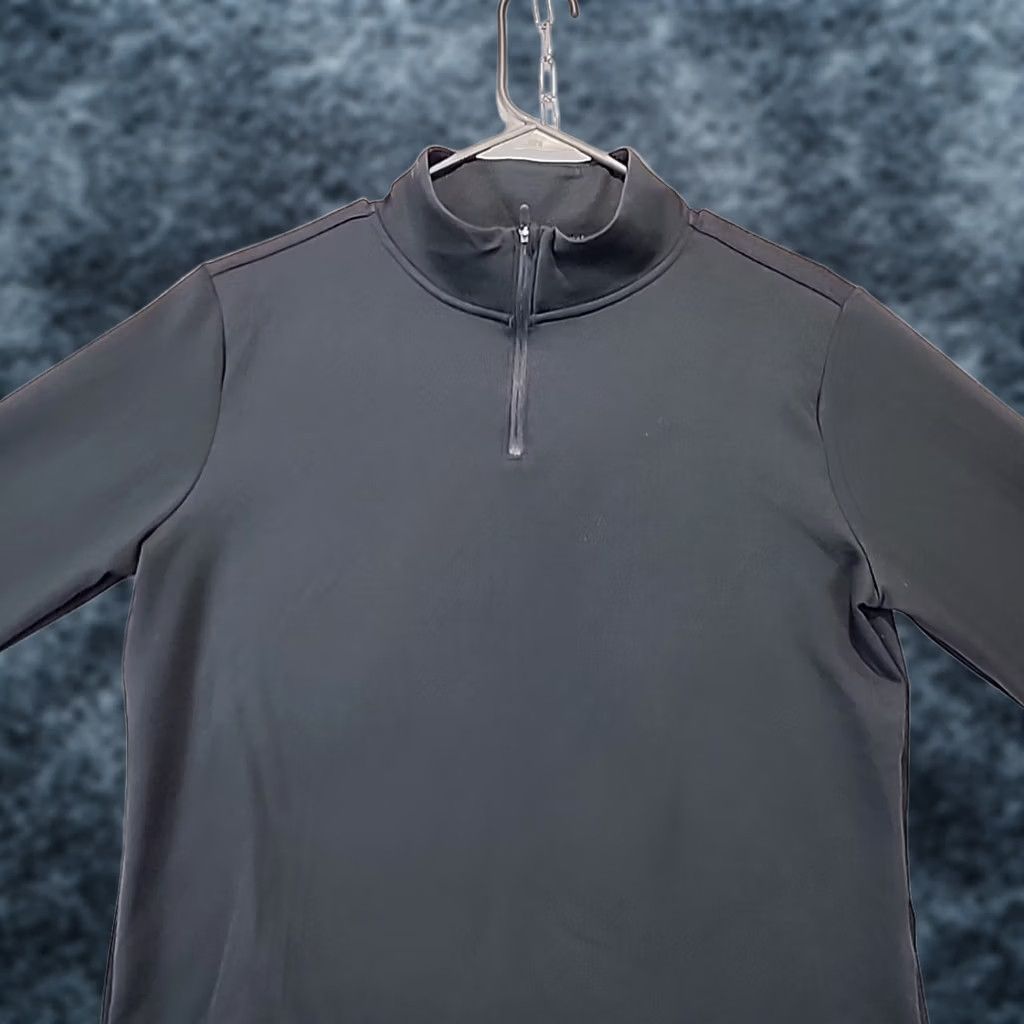 Nike Nike Therma-FIT 1/4 Zip Running Jacket Nike Pullover Women's L Black Athleisure Jacket Long Sleeve Regular Fit 1/4 Zip Black Womens Size L / US 10 / IT 46 - 1 Thumbnail