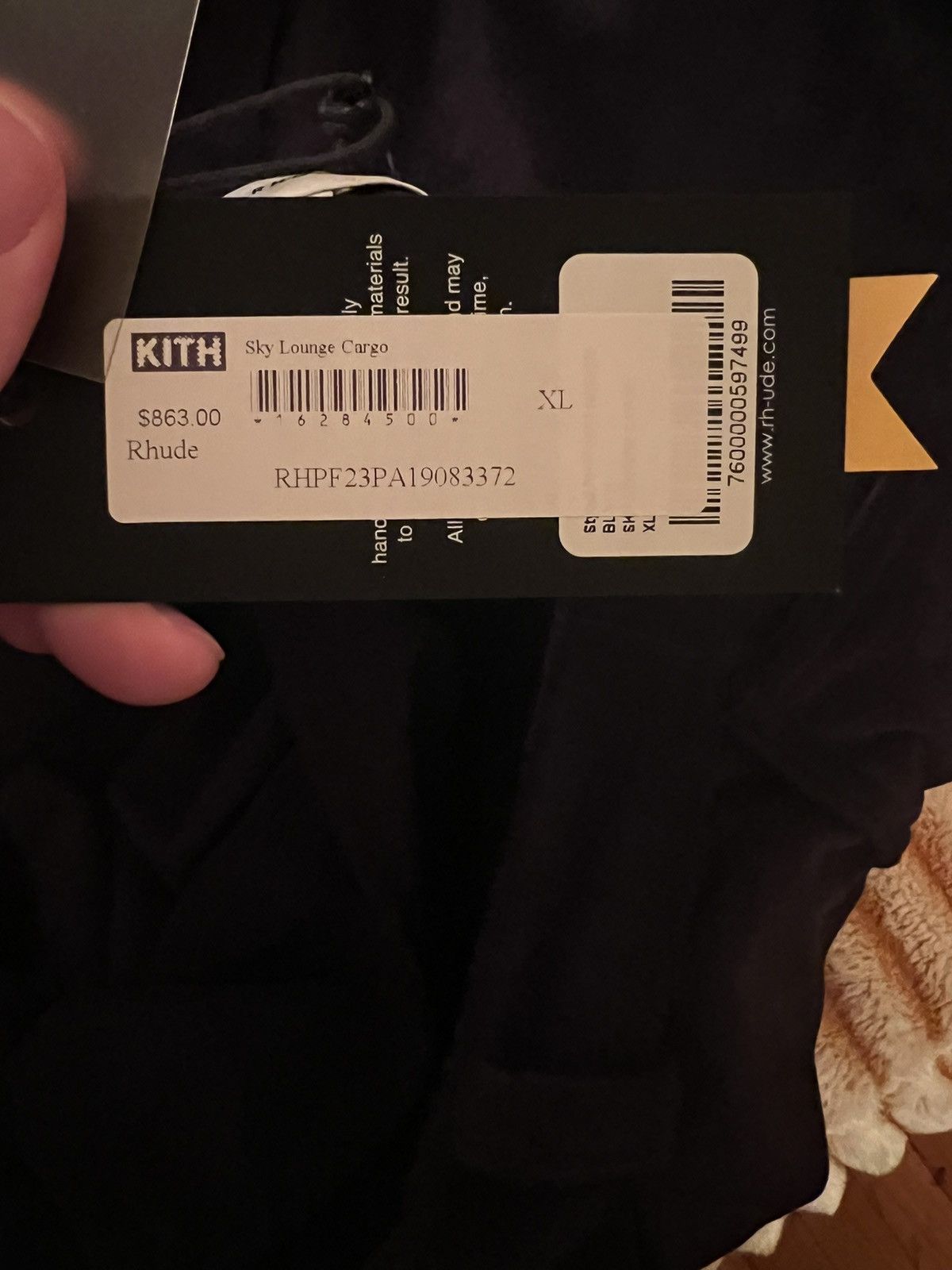 Rhude RHUDE Sky Lounge Cargo Pants (Size XL) Size US 36 / EU 52 - 11 Thumbnail