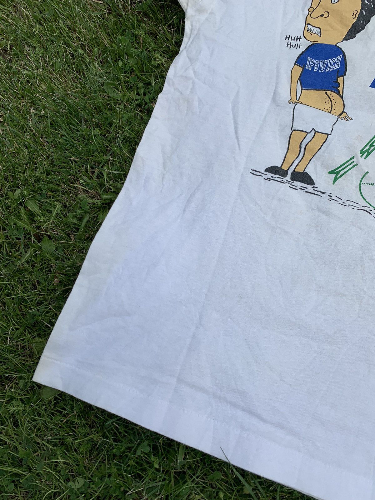 Vintage Vintage 90s Beavis and Butthead Ipswich Norwich Kiss my Ass Size US XL / EU 56 / 4 - 21 Thumbnail