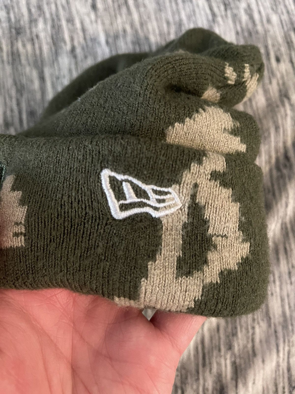 New Era × Supreme Supreme x New Era Camo Box Logo Beanie | Grailed