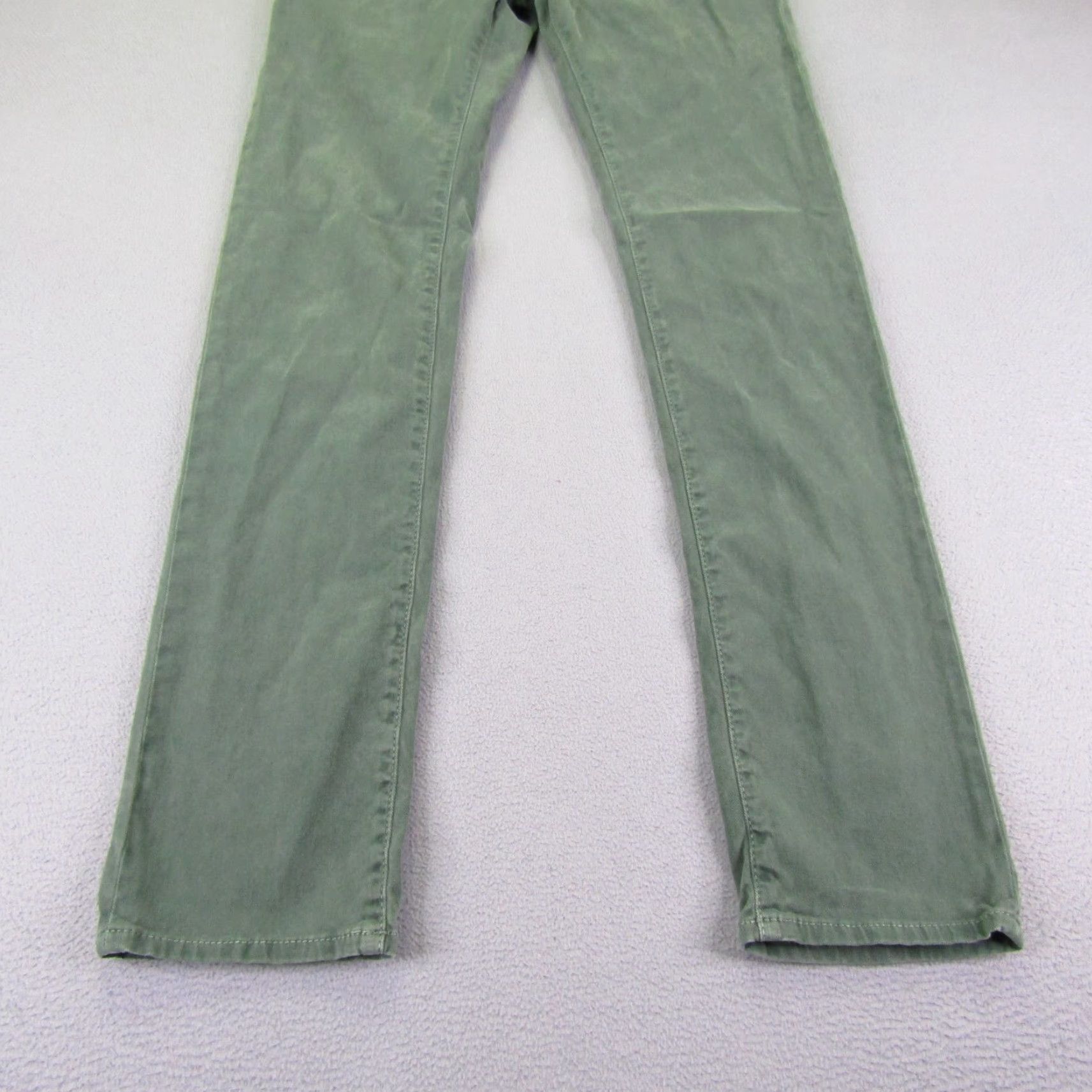 Jacob Cohen Jacob Cohen Pants Womens 30 Green Button Fly Handmade Slim Straight Italy Jeans Size 28" / US 6 / IT 42 - 3 Thumbnail