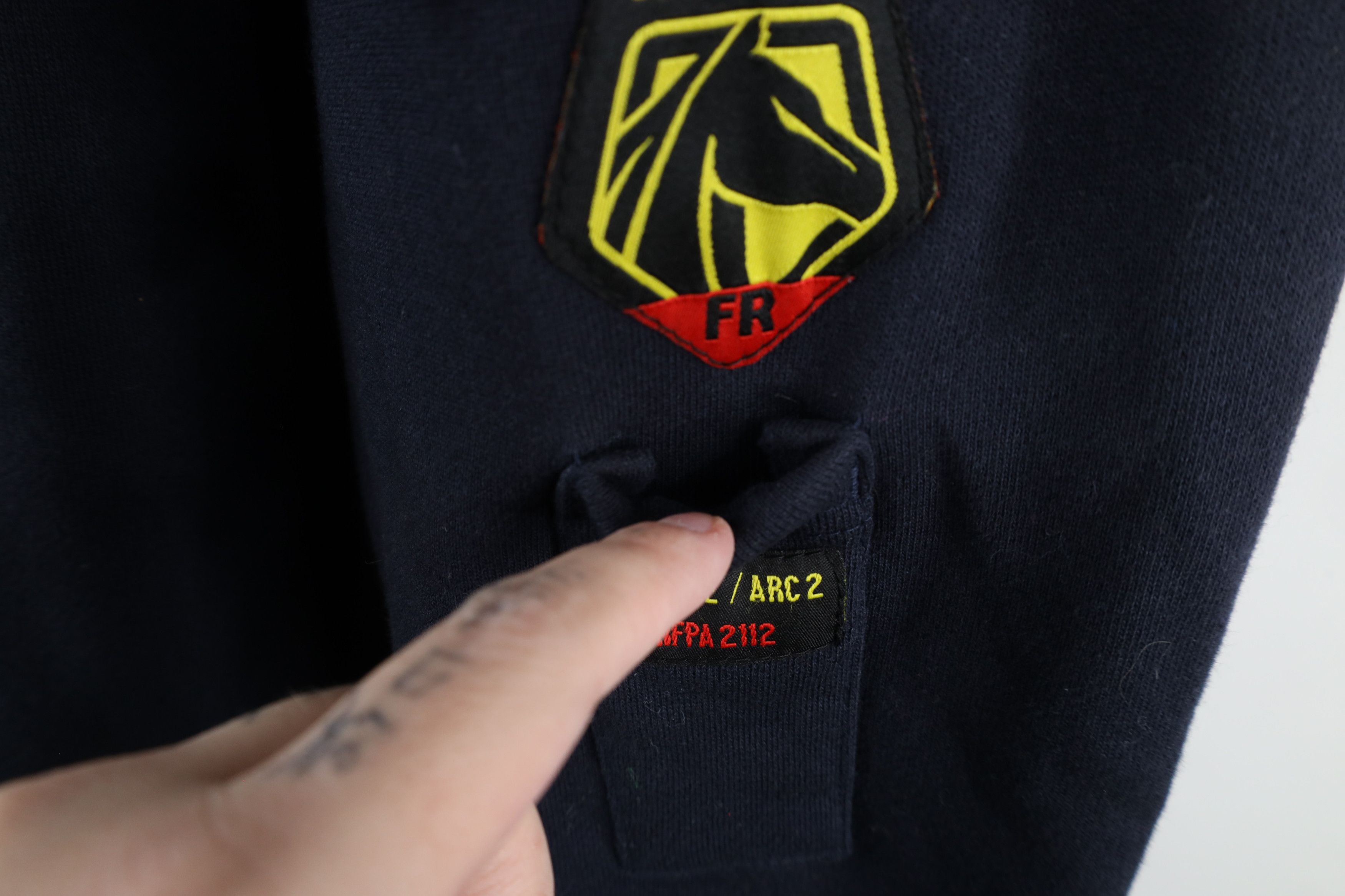 Vintage Streetwear Heavyweight Flame Resistant FR Full Zip Hoodie Size US XL / EU 56 / 4 - 5 Thumbnail