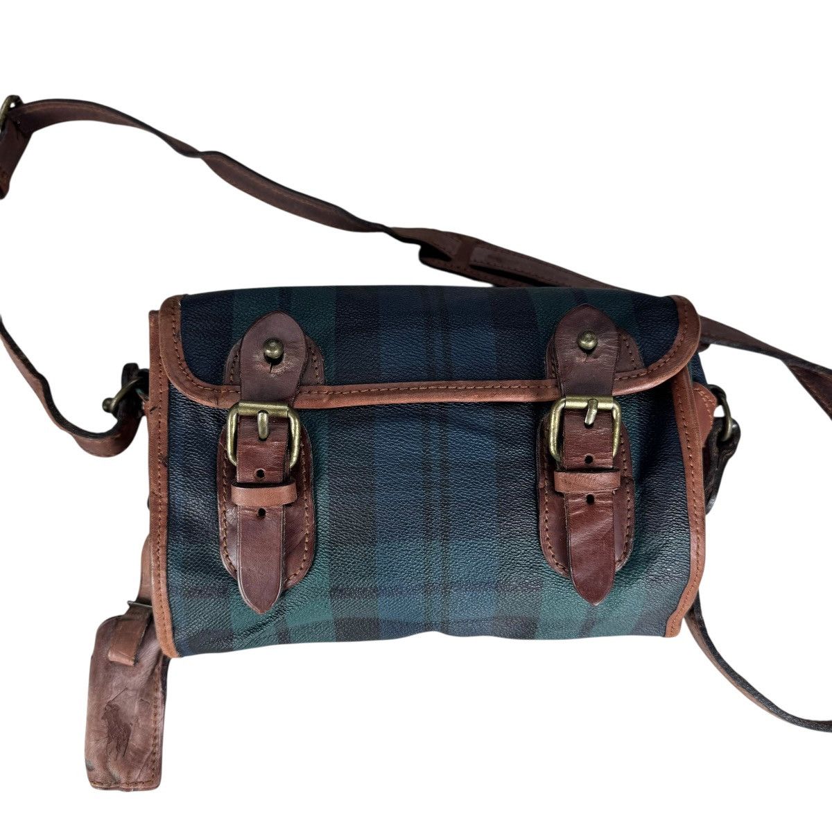 Polo Ralph Lauren 🌟VINTAGE POLO RL PLAIDS CROSSBODY BAGS Size ONE SIZE - 8 Thumbnail