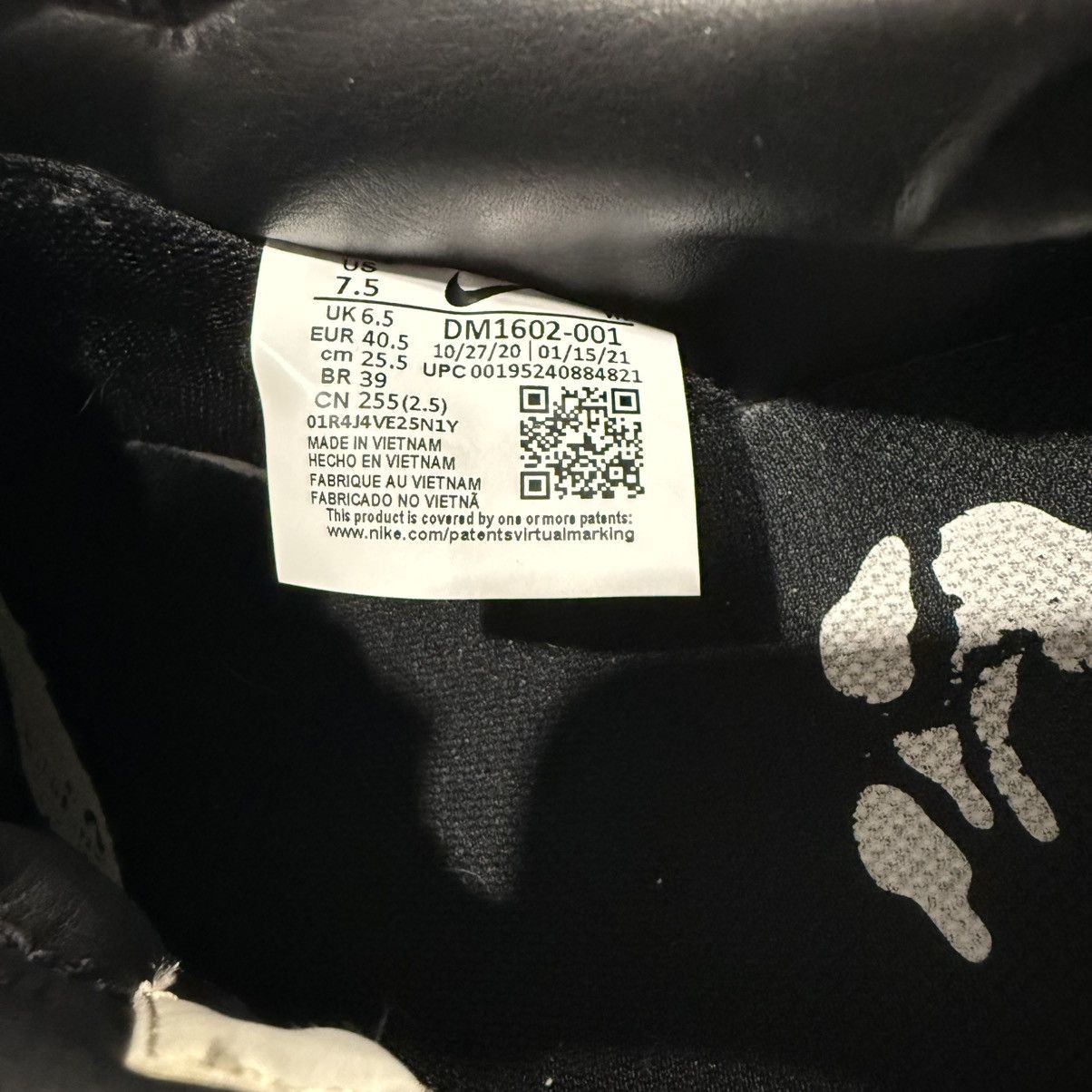 Nike × Off-White Off White Nike Dunk Low Lot 50 size 7.5 Size US 7.5 / EU 40-41 - 7 Thumbnail