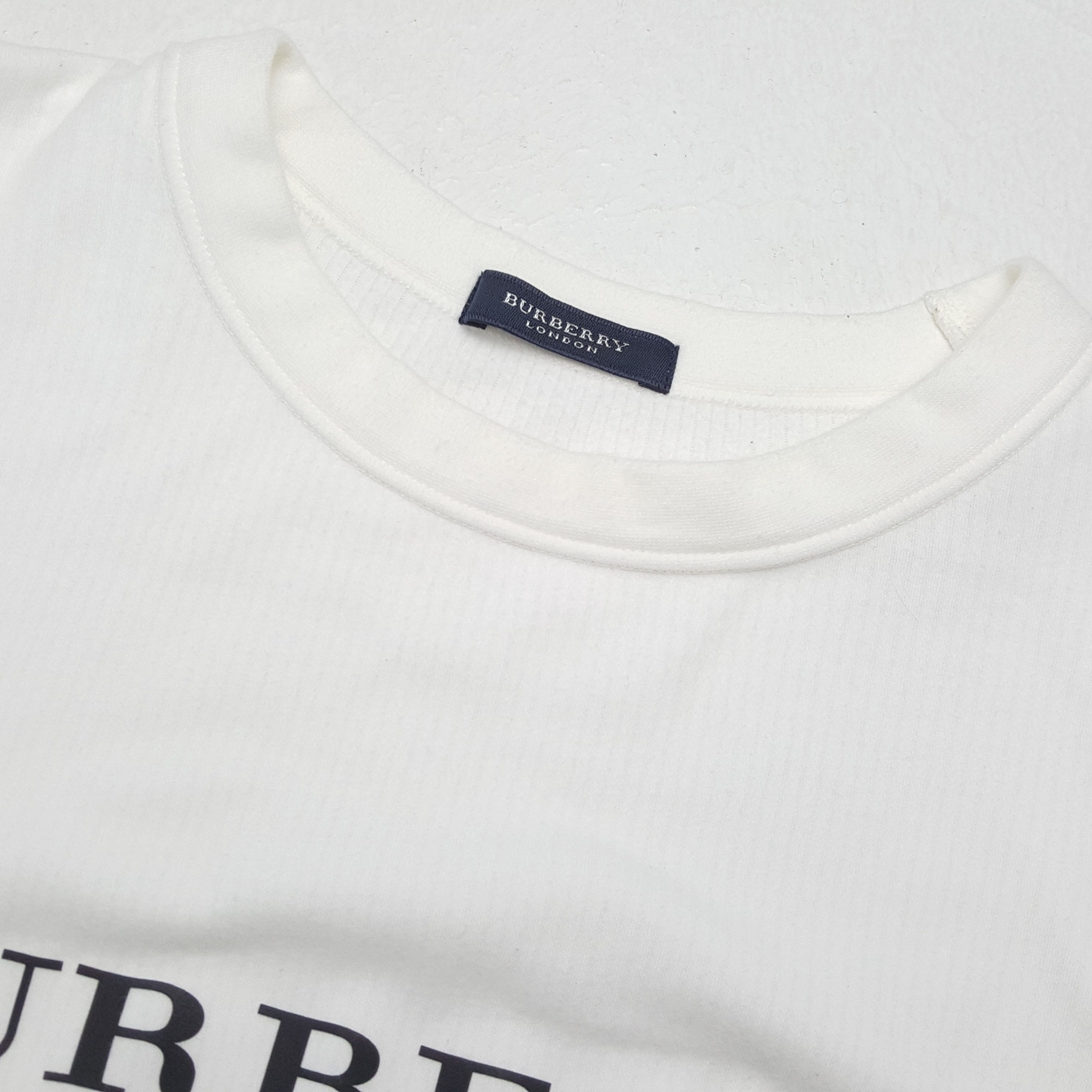 Burberry × Vintage BURBERRY LONDON Custom Art Tshirt Long Sleeve Size US L / EU 52-54 / 3 - 8 Thumbnail