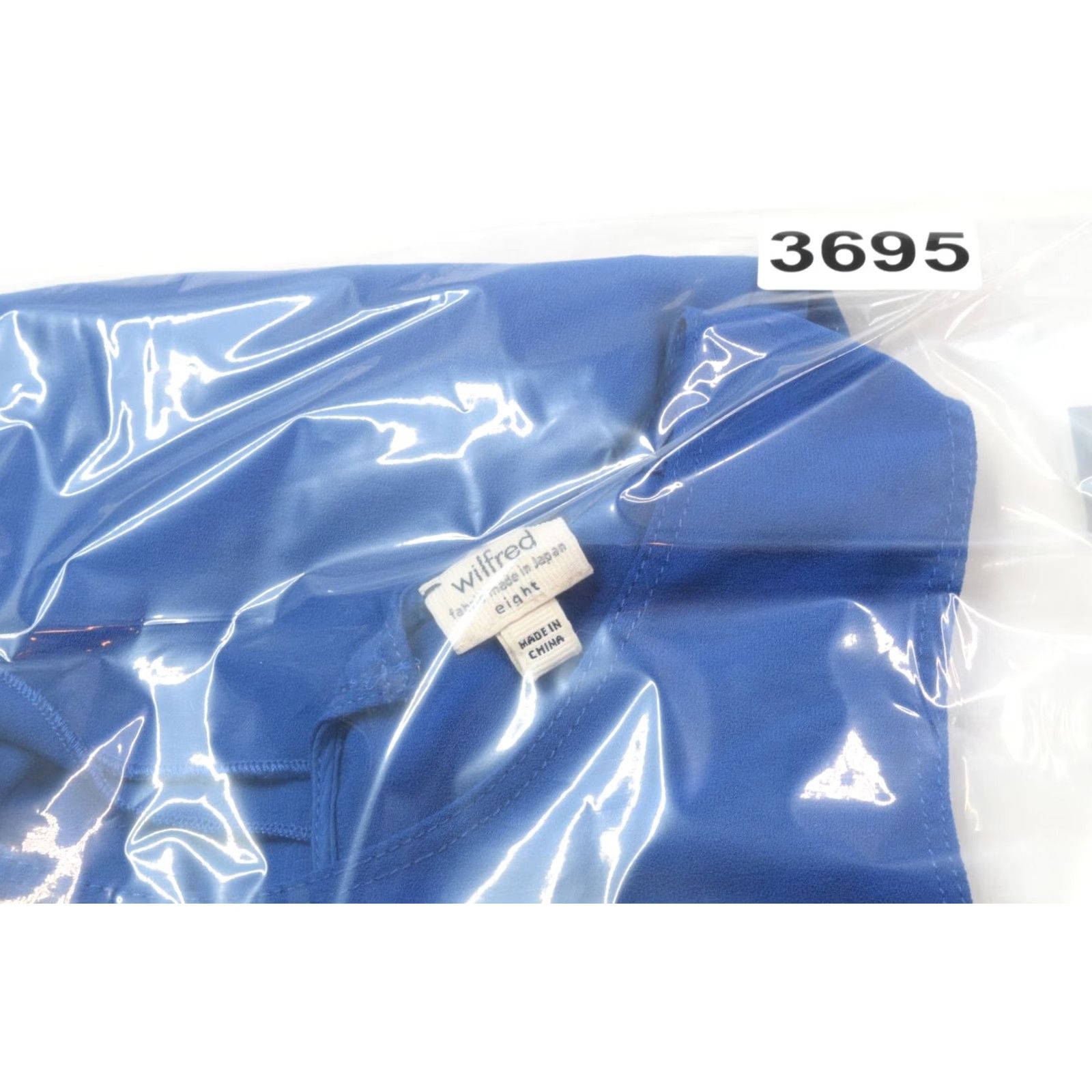 Vintage Wilfred Blouse Sleeveless Open-Back Royal Blue 8 Womens Lightweight Casual Crew Neck Polyester Blouse Size M / US 6-8 / IT 42-44 - 8 Thumbnail