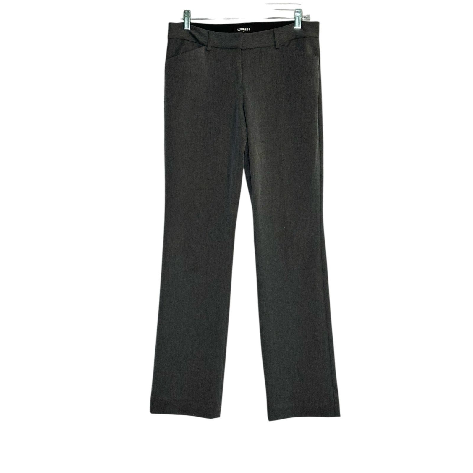 Express Express gray low rise barely boot pants size 6 Size 28" / US 6 / IT 42 - 8 Thumbnail