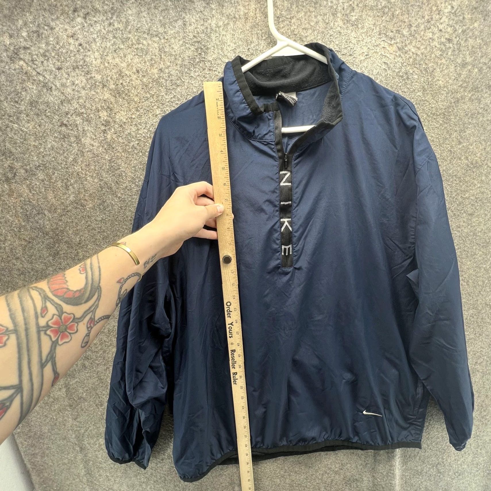 Nike Nike AeroLoft Jacket Mens L Blue 1/4 Zip Pullover Lightweight Windbreaker Windbreaker Casual Activewear Shirt Hoodie Jacket? Size US L / EU 52-54 / 3 - 5 Thumbnail