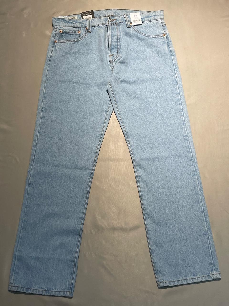 Levi's LEVI'S 501 Men's Blue Jeans – W34 L32 – Light Blue Size US 34 / EU 50 - 3 Thumbnail