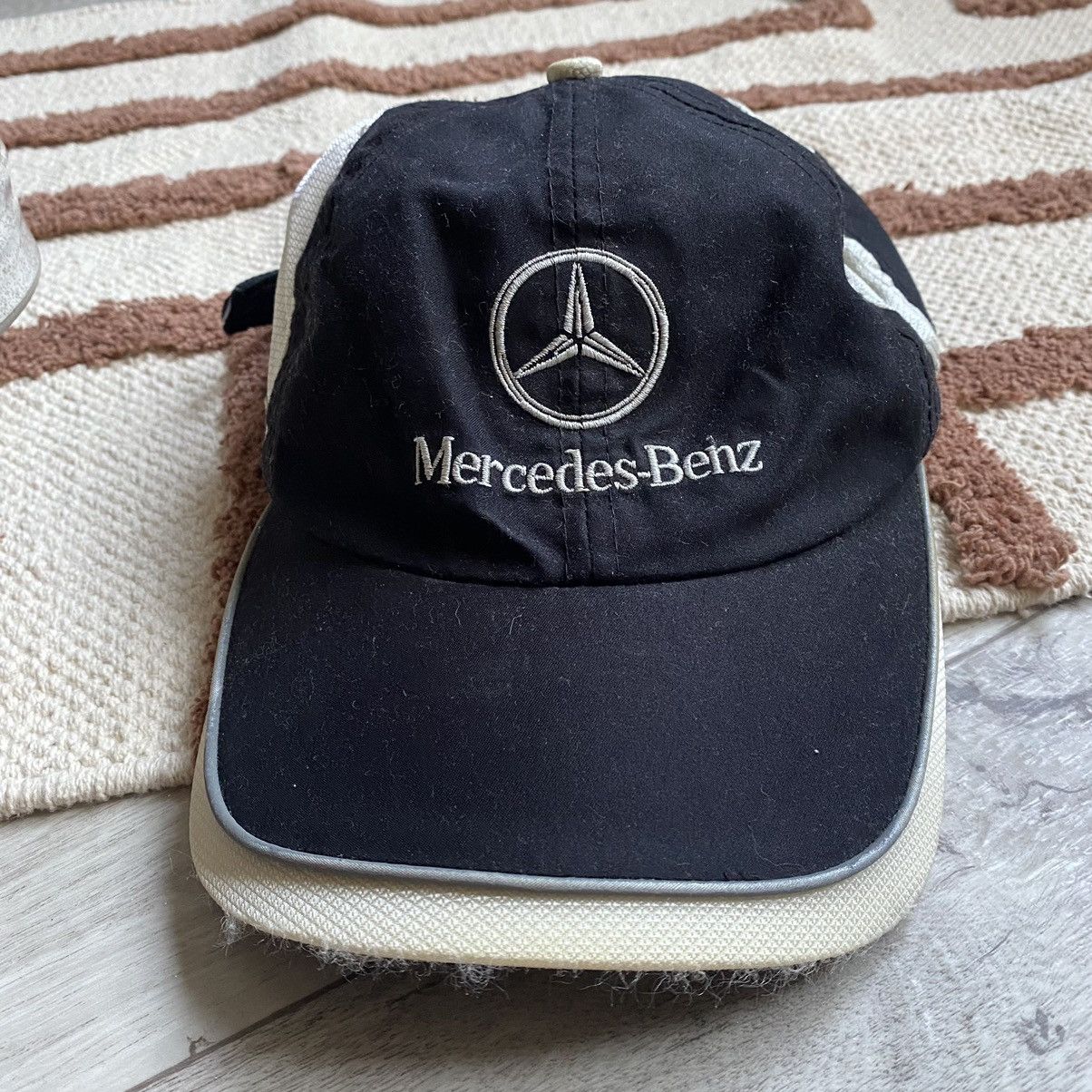 Mercedes-Benz × Vintage VINTAGE MERCEDES BENZ DRIVERS LINE RACING CAP Size ONE SIZE - 2 Thumbnail